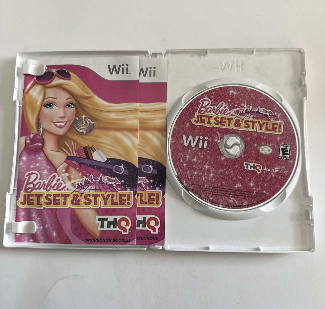 Barbie: Jet, Set & Style (Nintendo Wii, 2011) CIB Complete – Tested