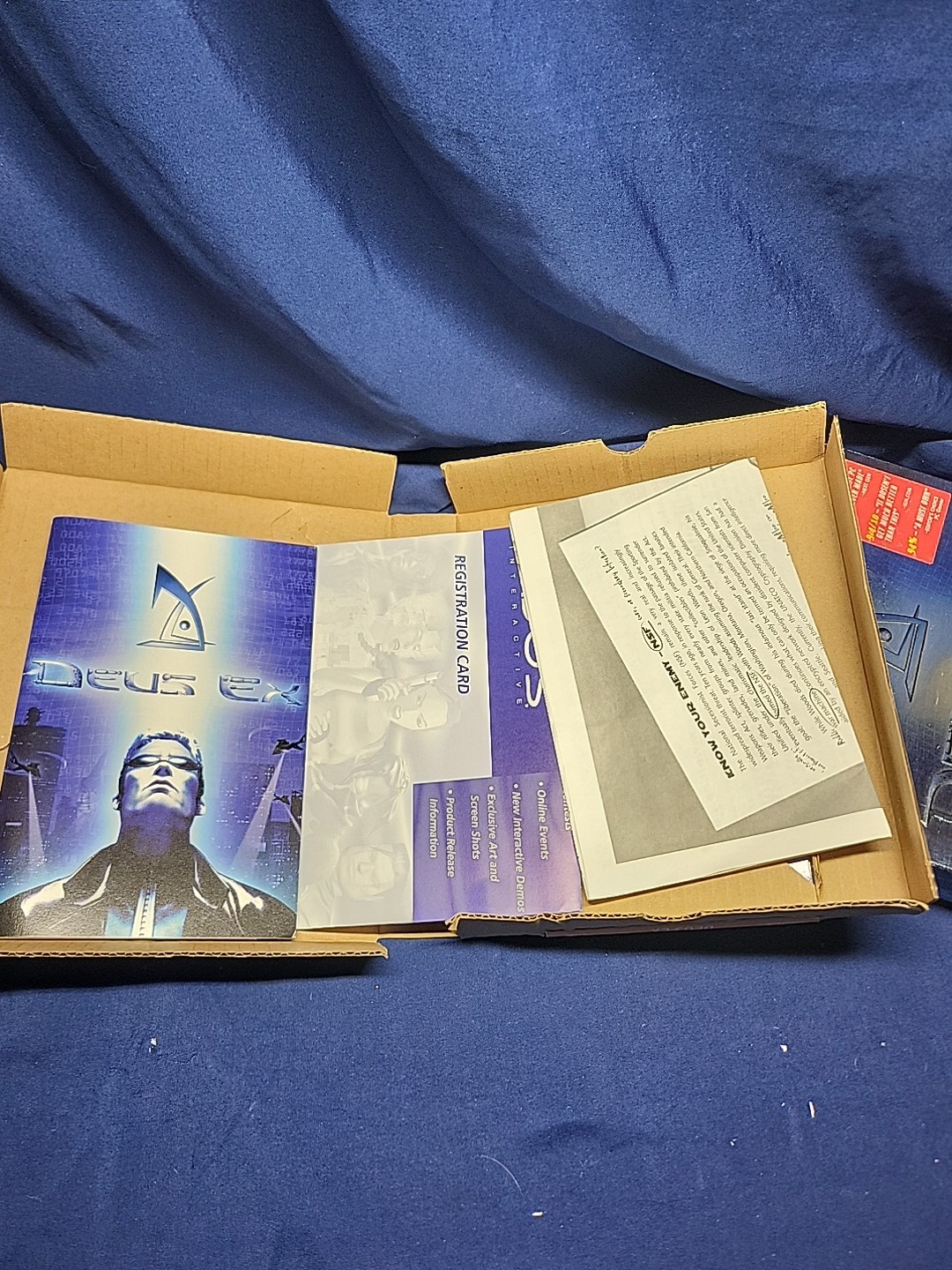 Deus Ex PC CD-ROM Big Box Classic Action RPG Game Ion Storm Eidos 2000