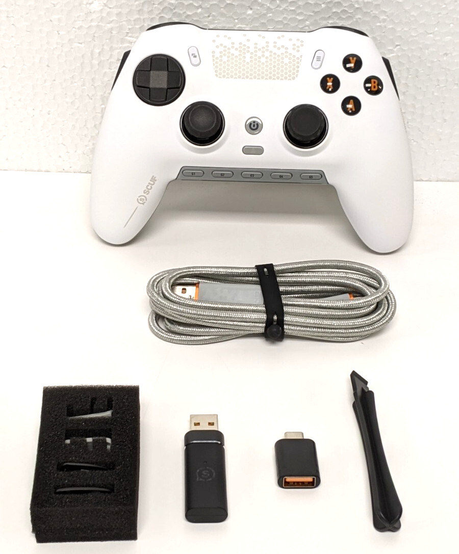 SCUF Envision Pro Wireless Controller for PC Only Gray/White