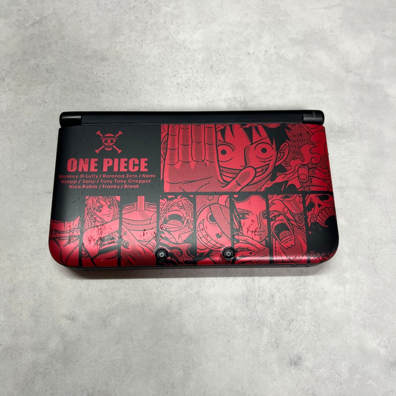 Nintendo 3DS LL XL One Piece Unlimited World R Luffy Red Console Tested Good!!
