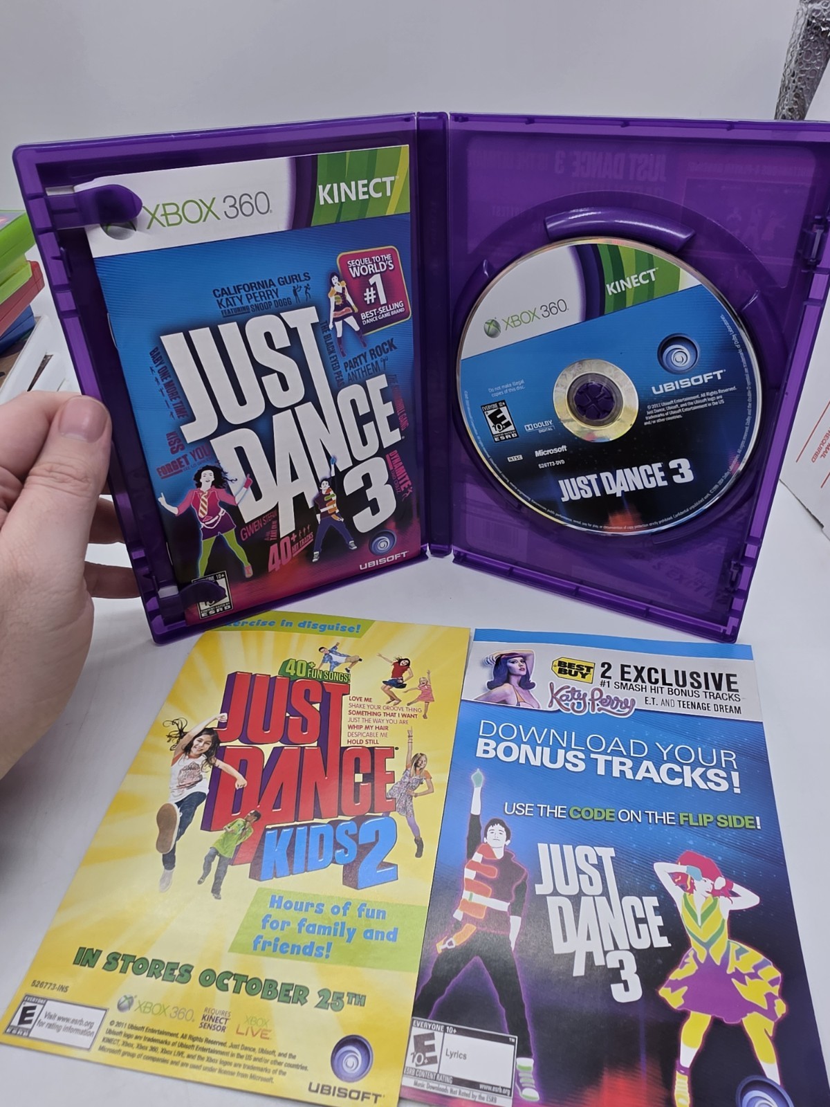 Just Dance 3 (Microsoft Xbox 360) Cib Complete Mint Tested Working