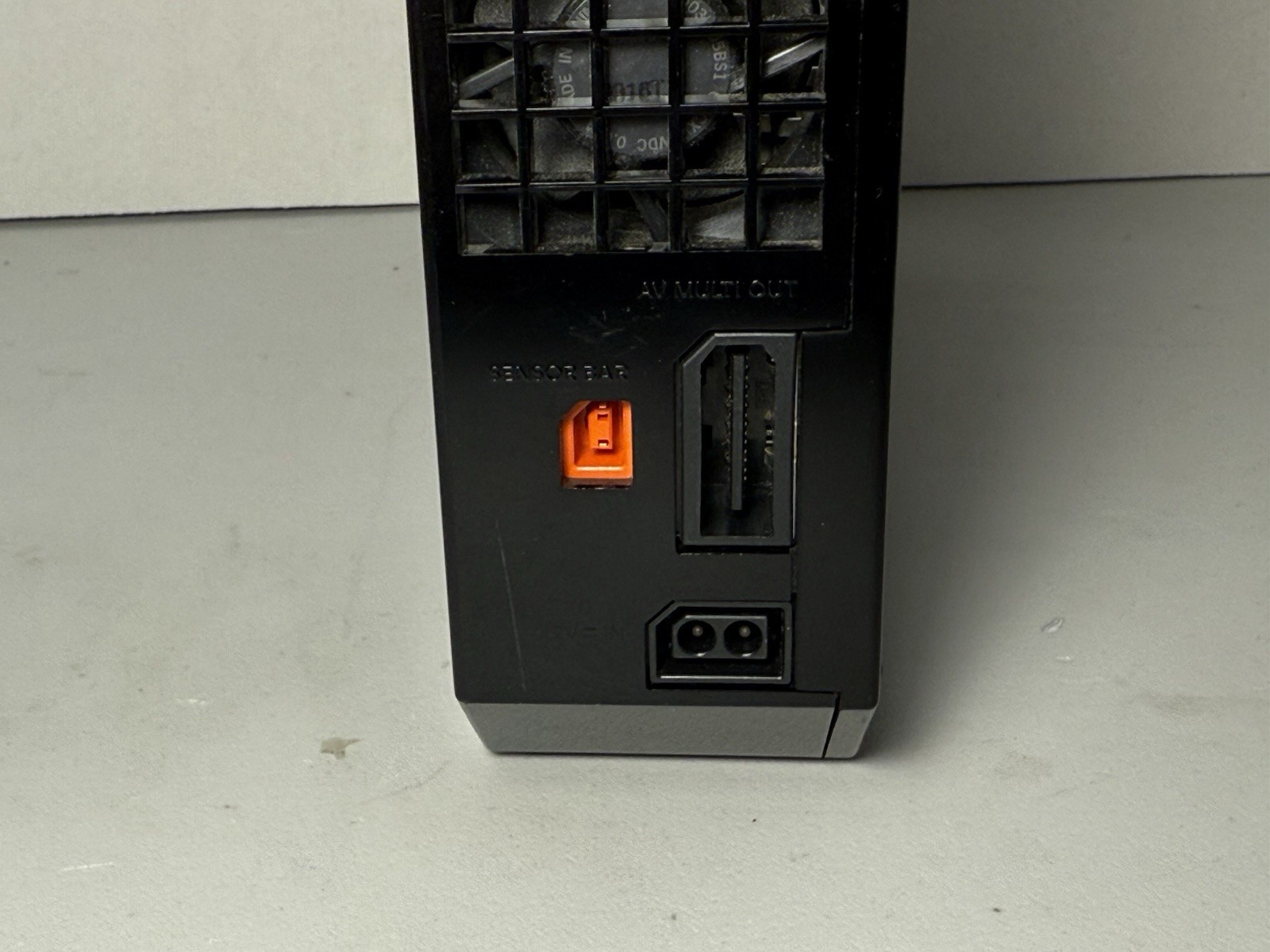 JP Nintendo Wii RVL-001 Black Console Only – Tested – Missing SD Door/Scuffed