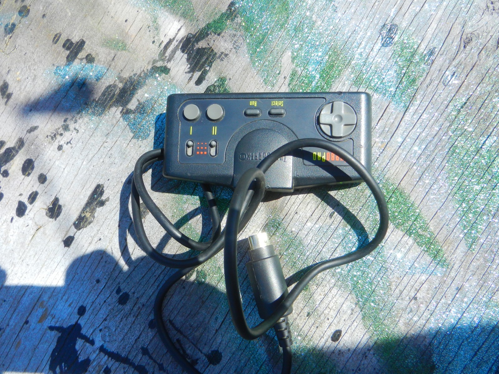 Official NEC Turbo Grafx 16 TurboPad Wired Controller NEC MADE IN TAIWAN READ