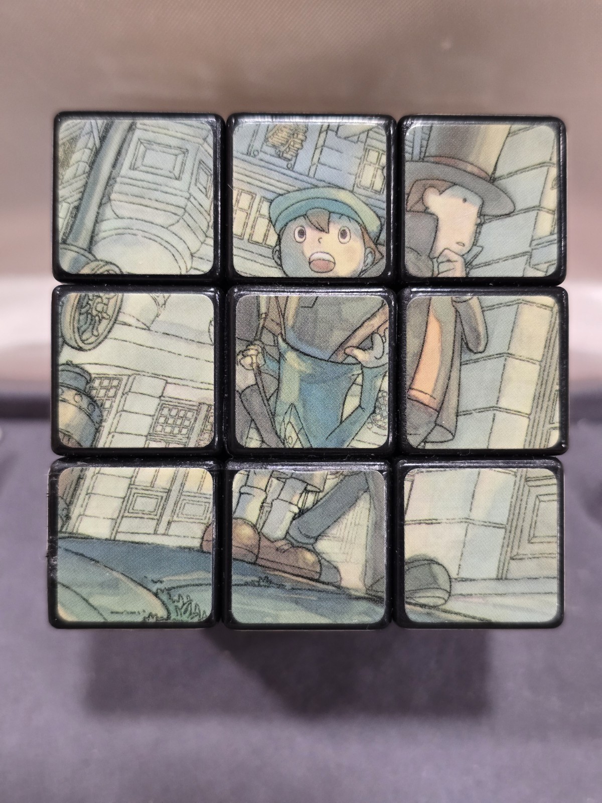 Nintendo Promotional Professor Layton and the Unwound Future Rubik’s Cube Rare!!