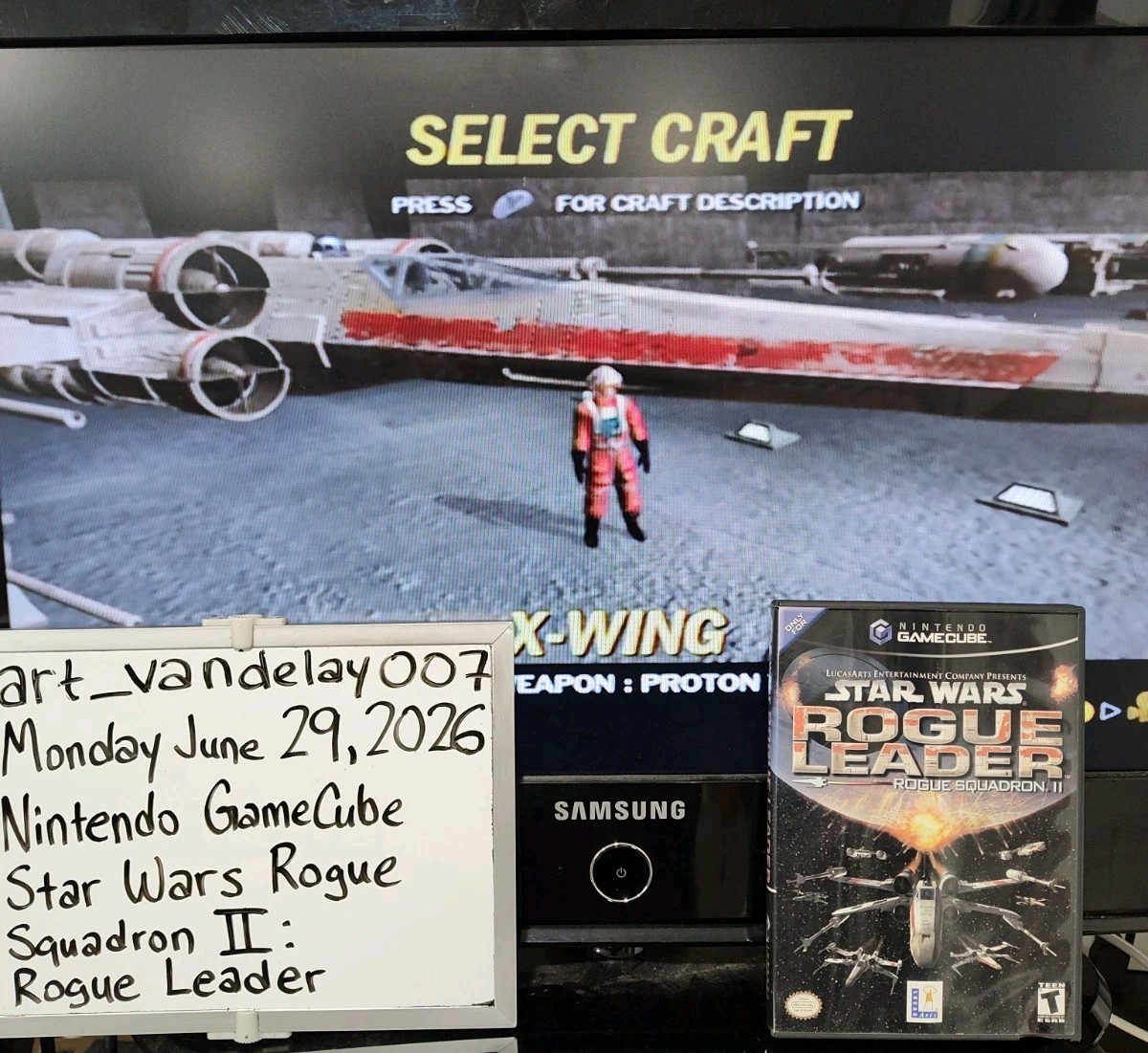 Star Wars Rogue Squadron II: Rogue Leader (Nintendo GameCube, 2001) CIB Tested!