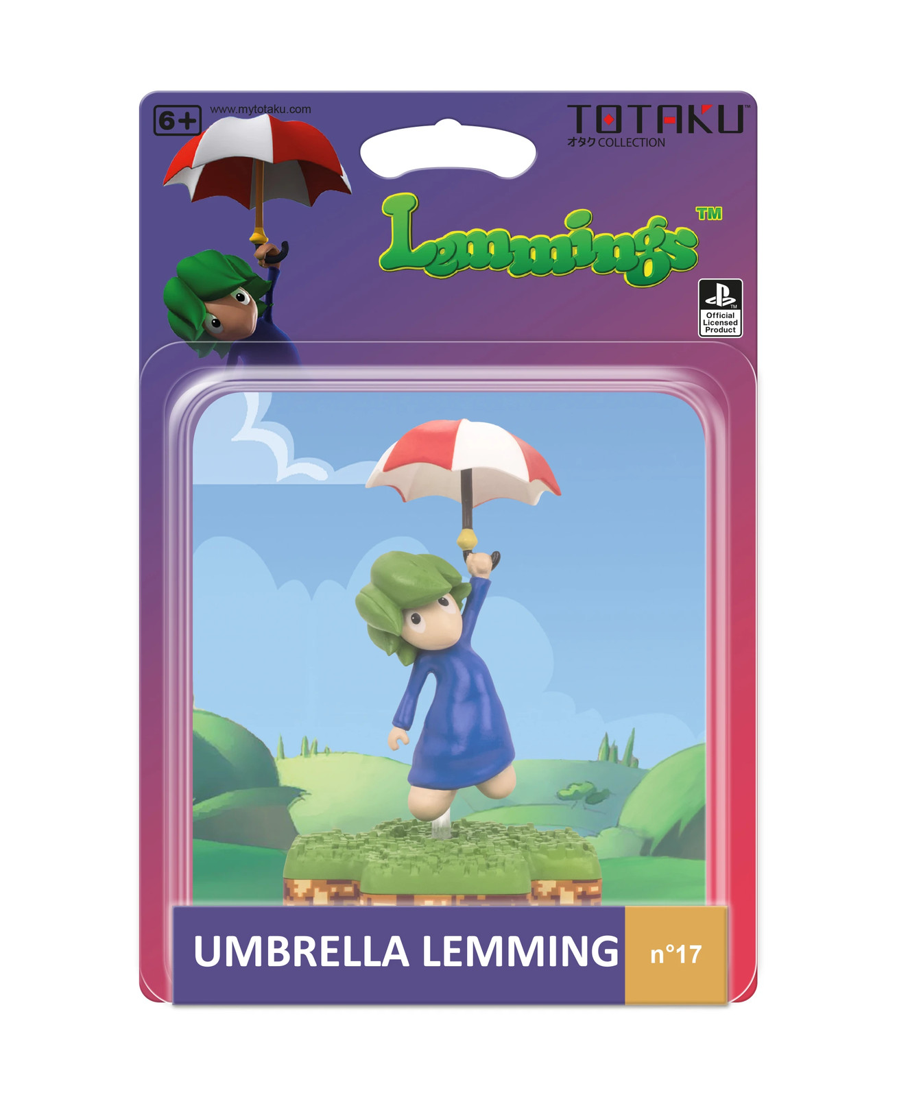 Lemmings – Umbrella Lemmings – Totaku Collection Figure #17
