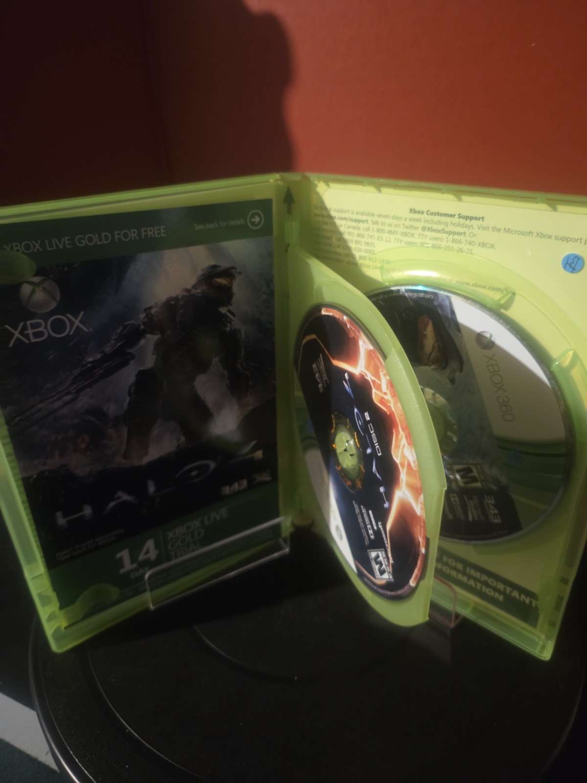 Halo 4 TESTED & WORKS- Microsoft Xbox 360 Lt36-B2