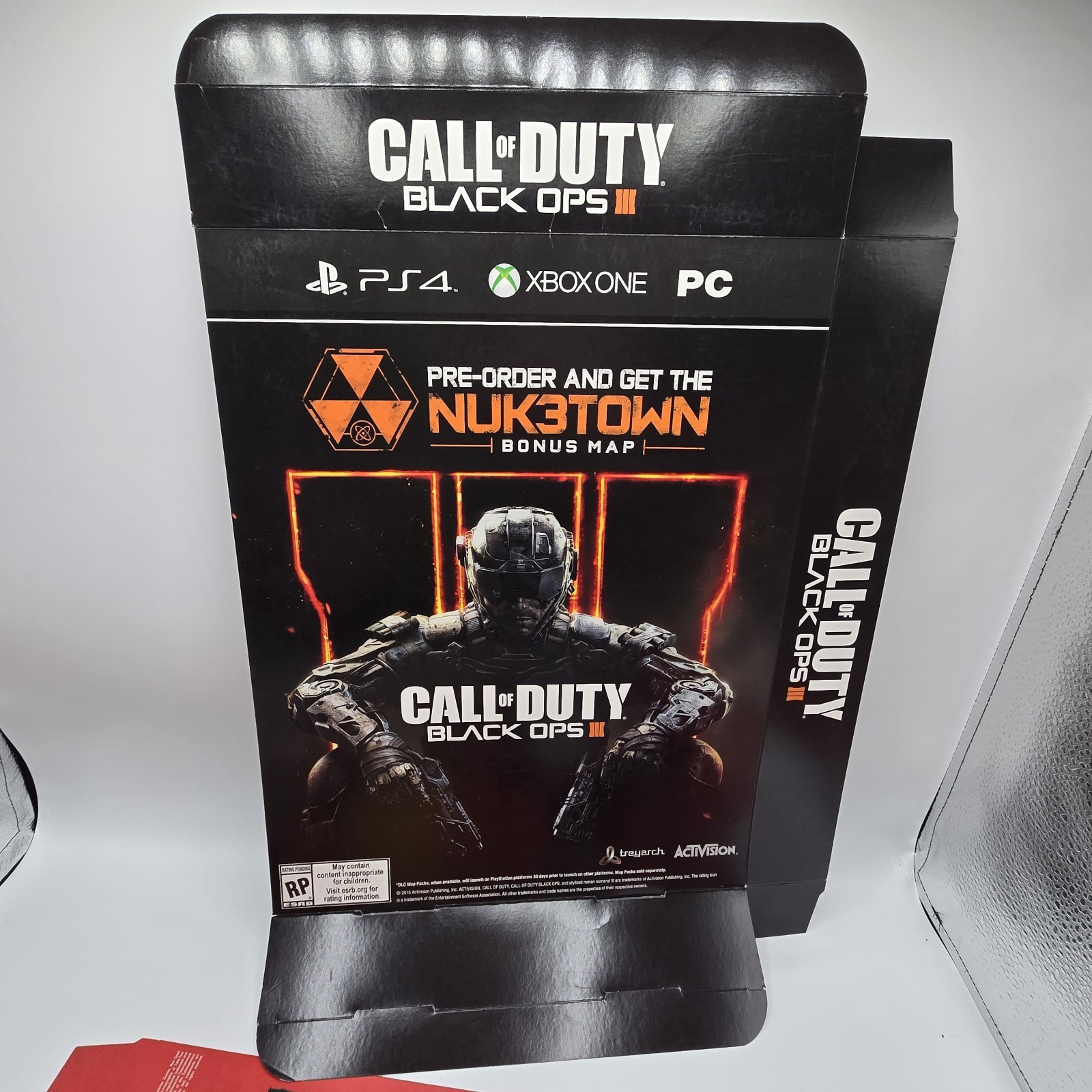 Red Dead Redemption 2 And COD Black OPS 3 GameStop Large Display Boxes