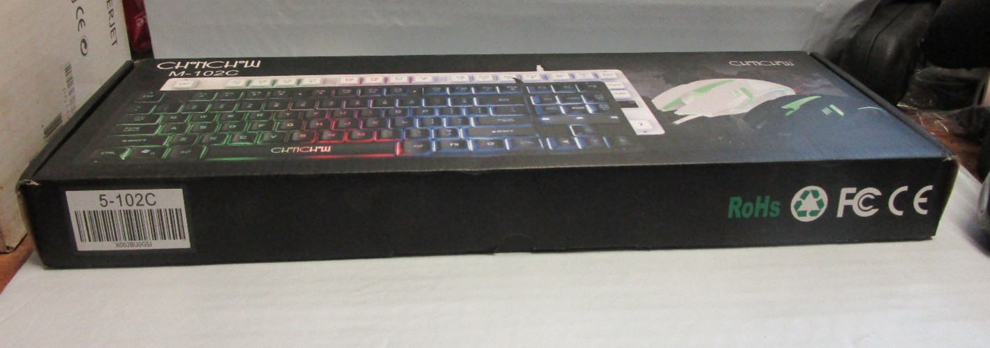 Chonchow M-102c Rainbow Gaming Keyboard and Mouse