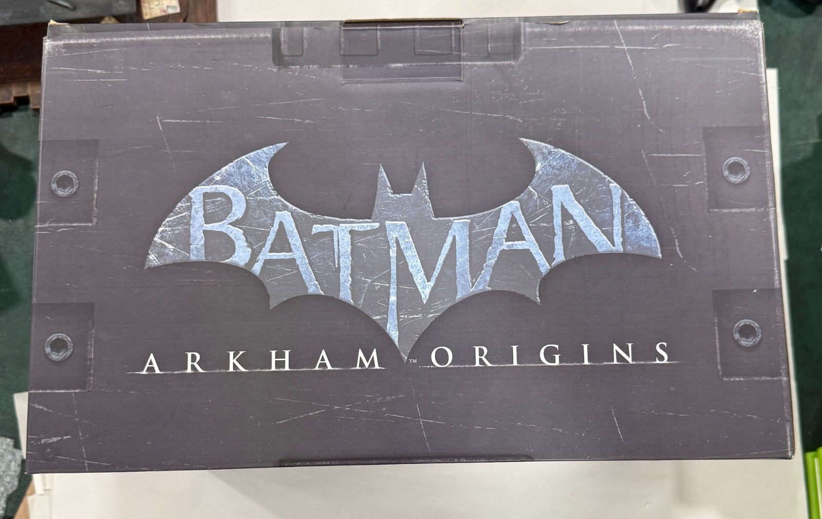 Batman Arkham Origins Collectors Edition – Xbox 360 – Inserts + Statue, No Game