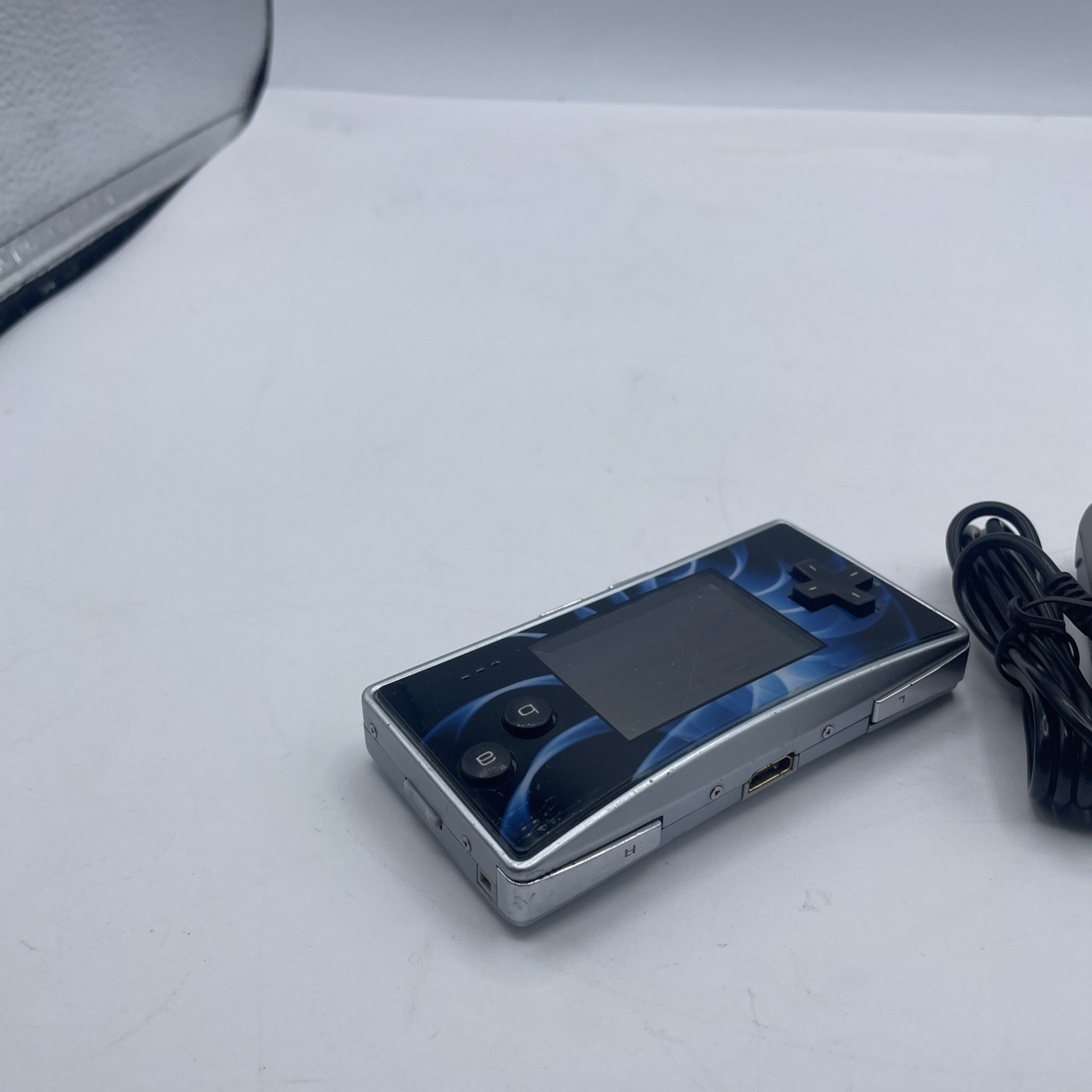 Nintendo Gameboy Advance Micro Silver Handheld Console GBA Tested Working