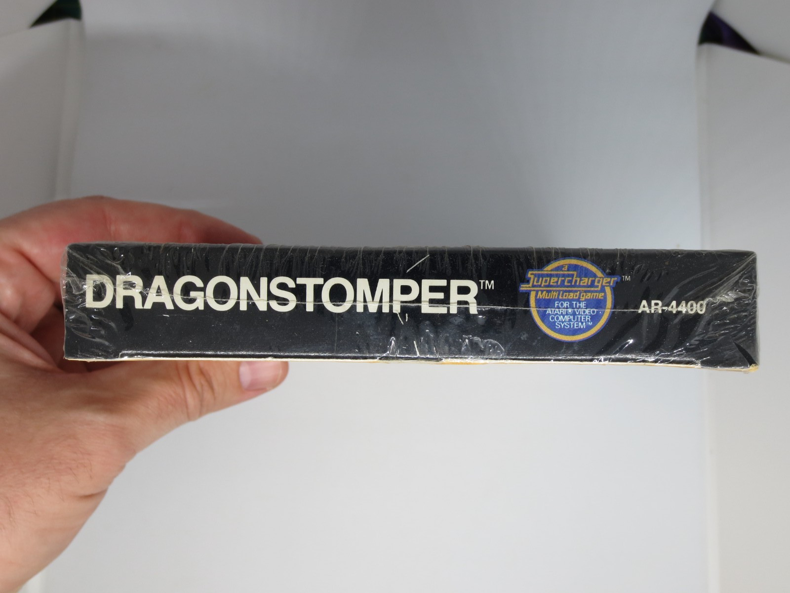 ATARI Dragonstomper (Supercharger Game) Box & Manual & Cassette Tape Sealed