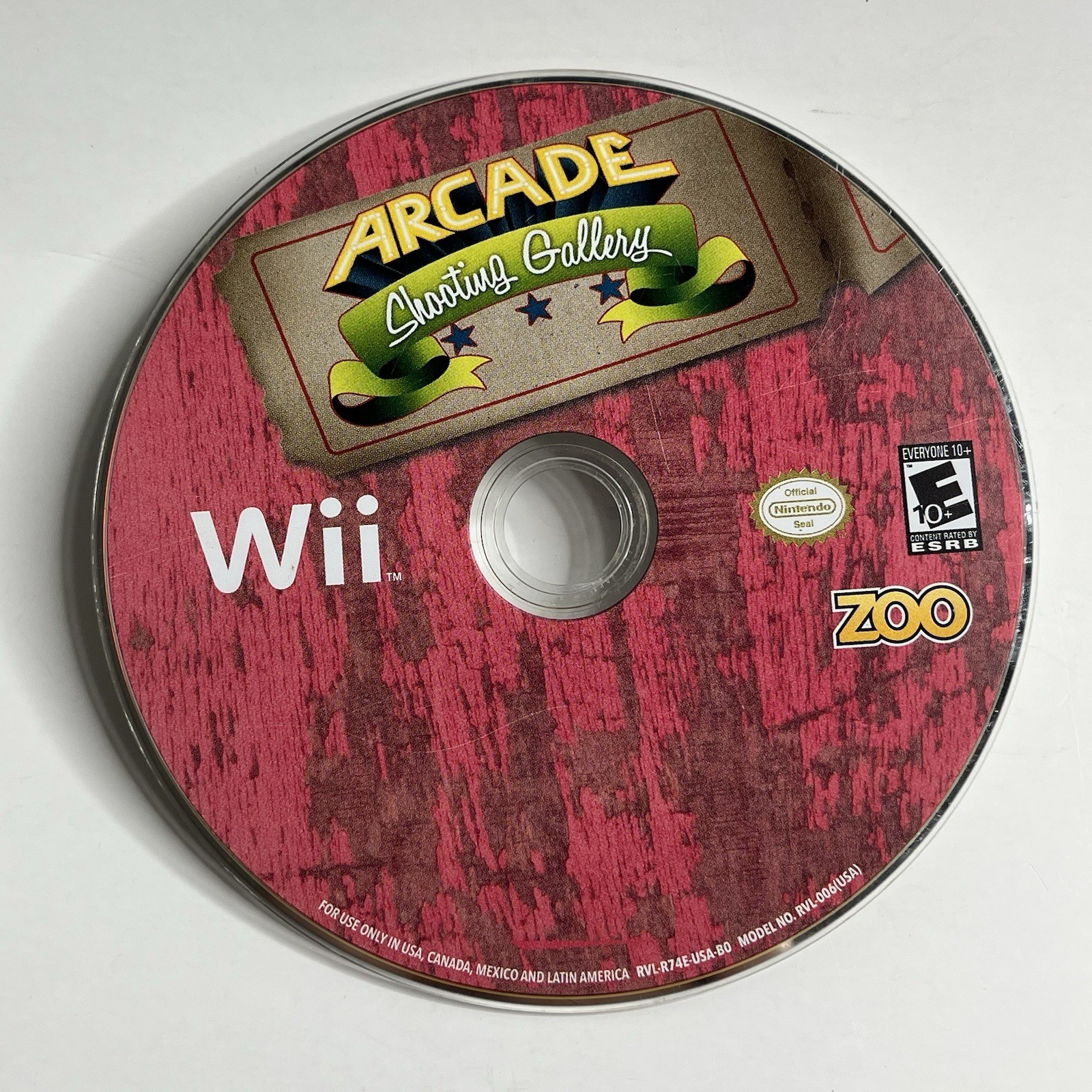Arcade Shooting Gallery – Nintendo Wii – Disc Only Tested