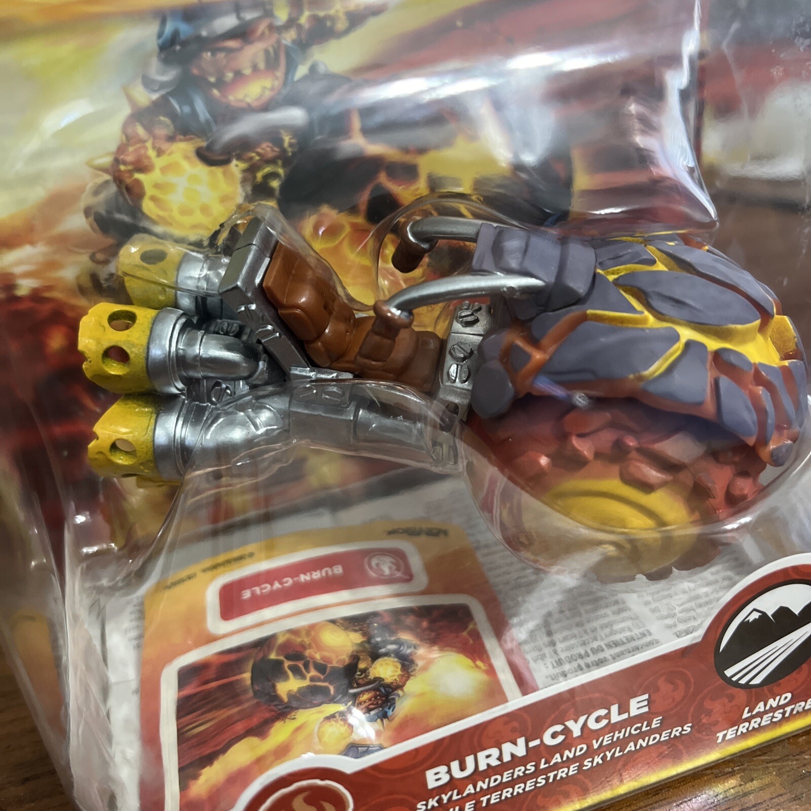 Skylanders Superchargers Burn-Cycle Land Vehicle (Fire / Land) New