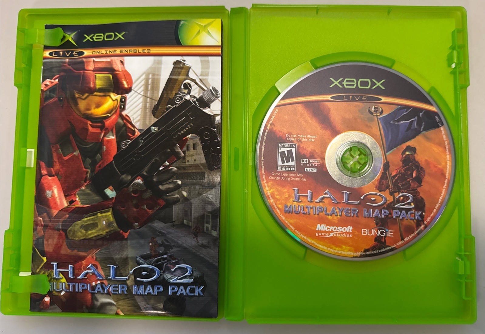 Halo Triple Pack – Complete, CIB – Halo, Halo 2, Halo 2 Map Pack – Xbox