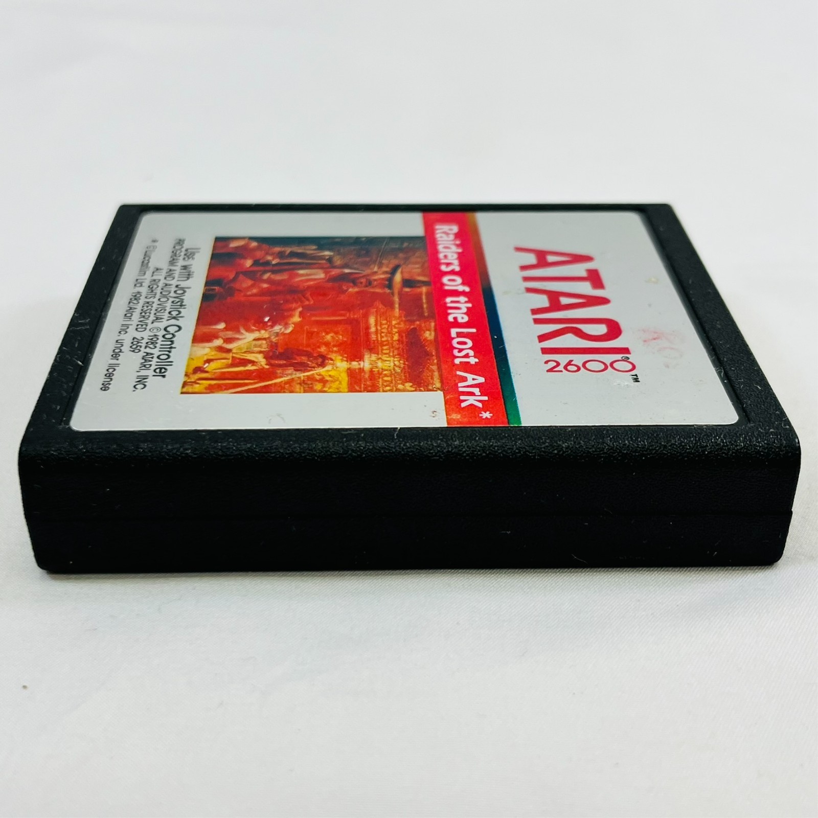 Raiders of the Lost Ark Atari 2600 Cartridge w/ Manual VTG 1980s Retro Gaming