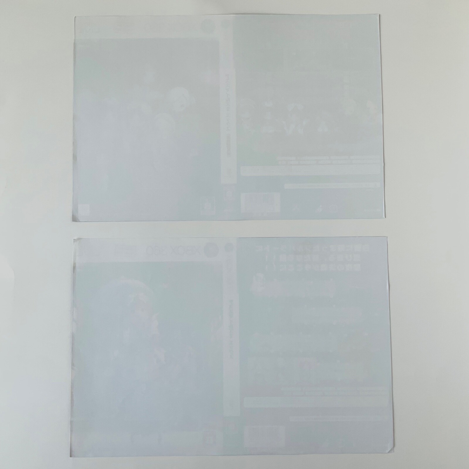 Deathsmiles II Game Case Art Insert Set of 2 Cover Only for Xbox 360 Anime Japan