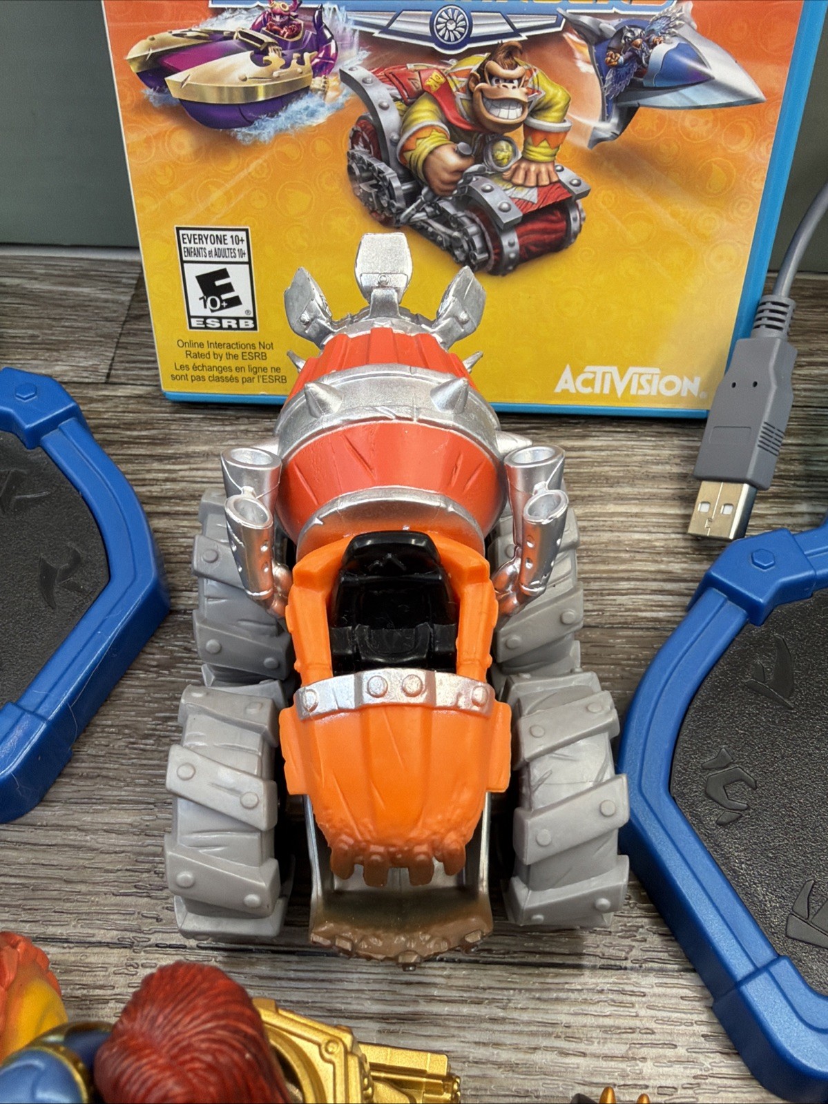 Huge Skylanders Lot! 16 Figures, 2 Portals, Superchargers Wii U Game-ACTIVISION