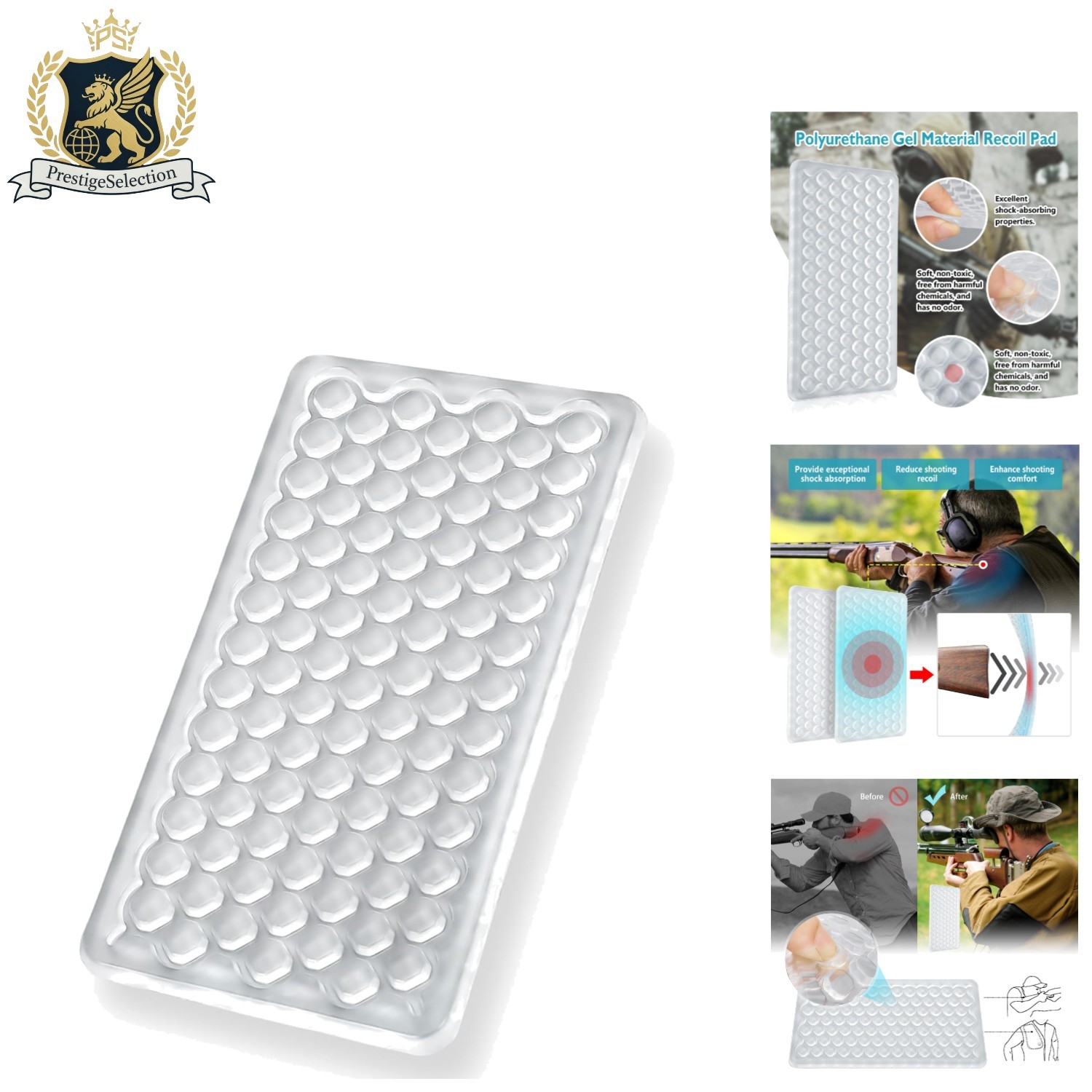 Universal G3 Recoil Pad for Vests & Shirts – Comfort-Enhancing Shooting Gear