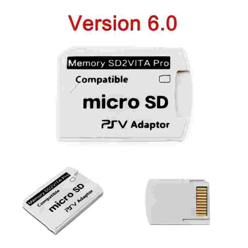 SD2VITA V6.0 Micro SD Card Adapter for PS Vita PSV 1000 2000 Game Card Reader