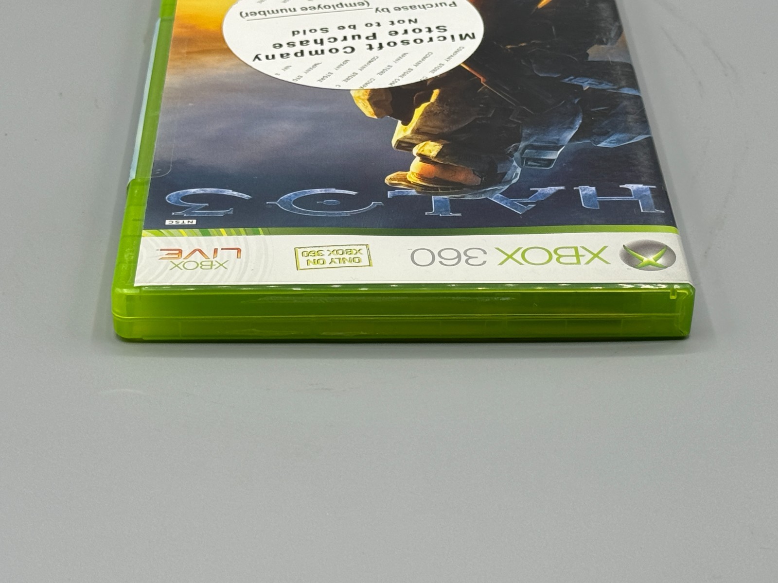 Halo 3 Microsoft Xbox 360 Employee Store Sticker Sealed New Authentic