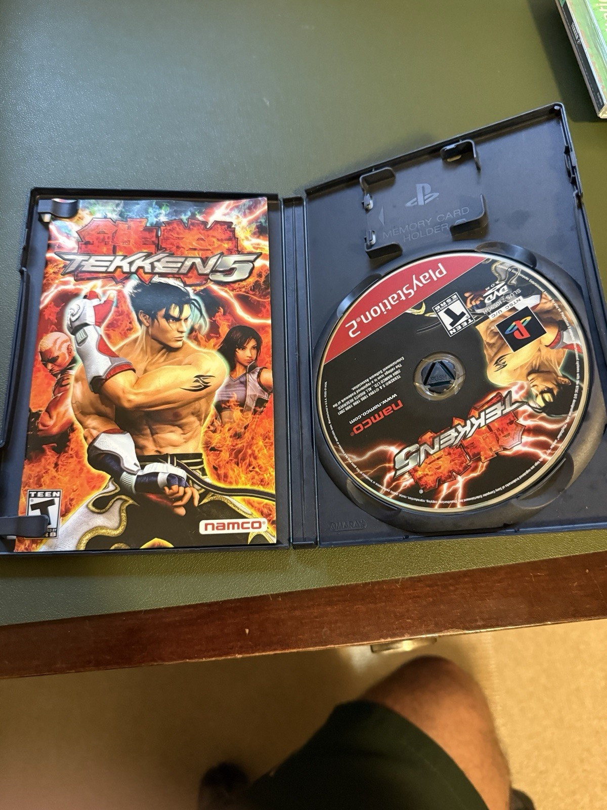 Namco Tekken 5 Greatest Hits PS2 T NTSC-U/C (US/CA) 2005 Fighting