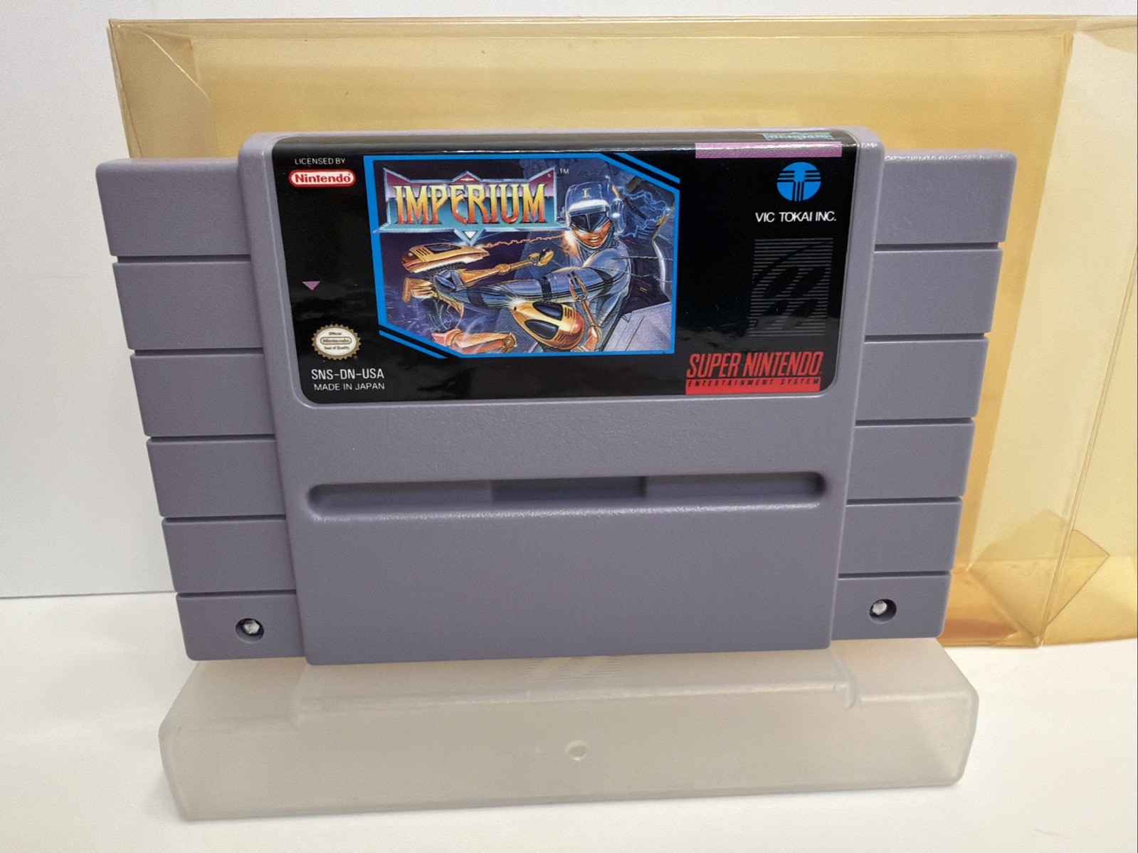 Imperium SNES Super Nintendo Game CIB Complete VGC Protective Case