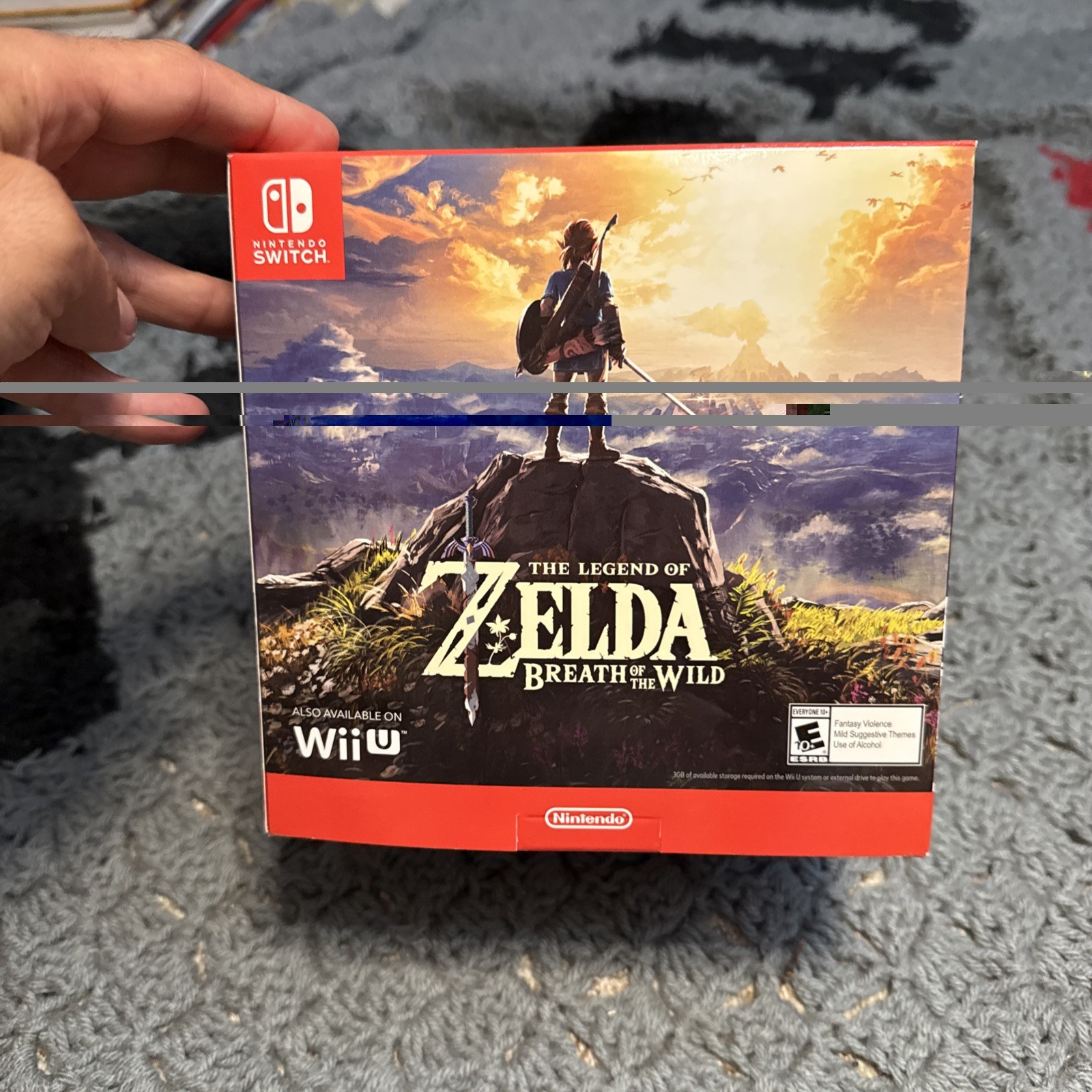 Nintendo Switch & Wii U Promotional Store Display Box, Zelda Breath Of The Wild