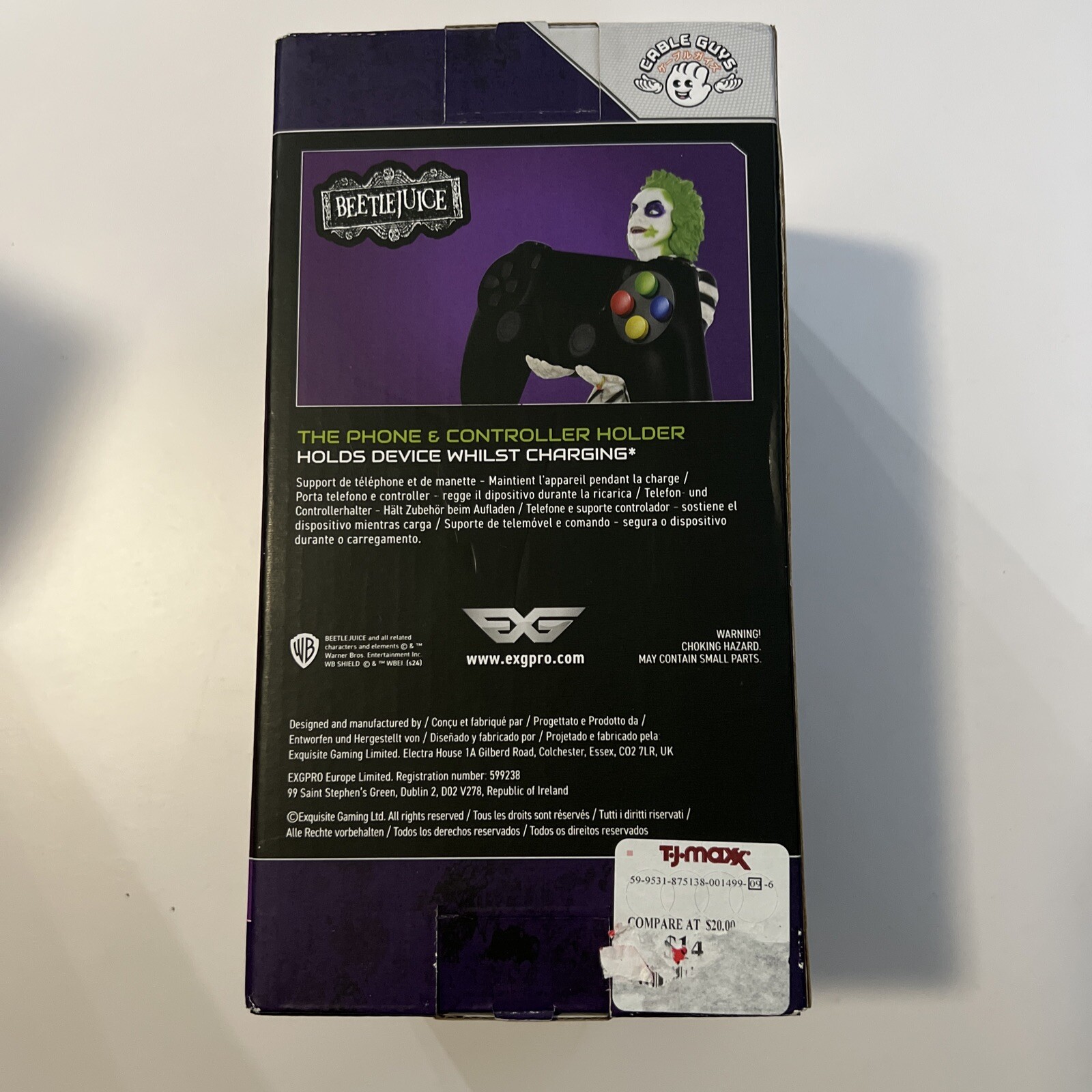 Exclusive 2024 Beetlejuice Playstation/Xbox Controller, Phone Holder. IN HAND