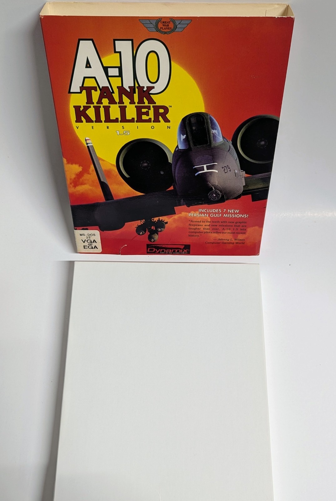 Lot of 4 A-10 A10 Tank Killer Thunderbolt Warthog PC Games Collectors Display