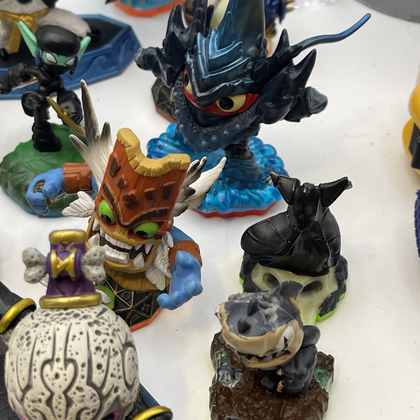 Skylanders Mixed Lot of 45 Figures Spyro, Giants, Vehicles, Some Damaged