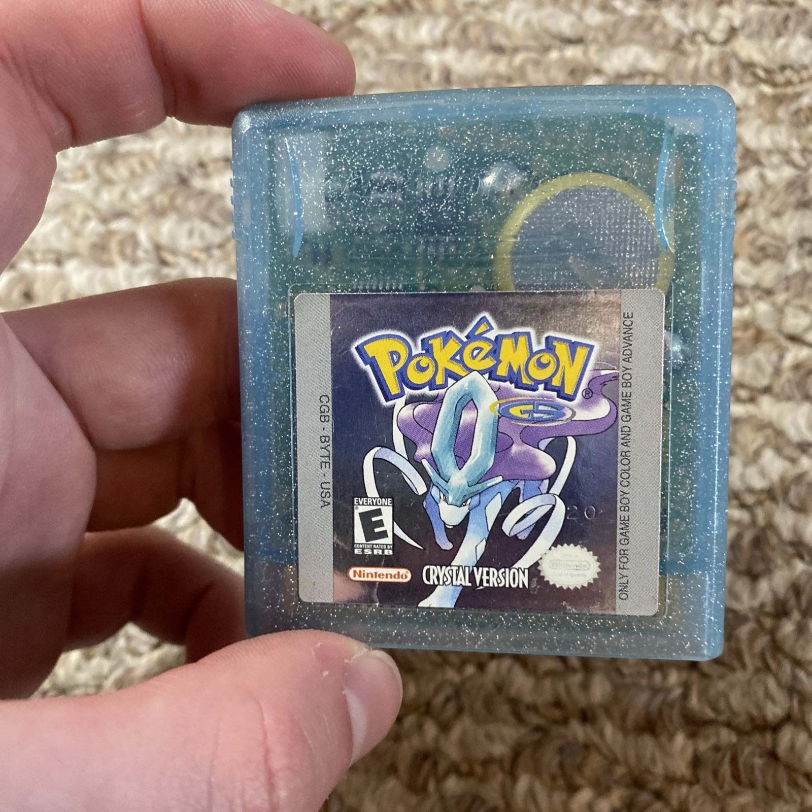 Pokémon: Crystal GBC (Game Boy Color, 2001) *New Battery* Authentic & Saves