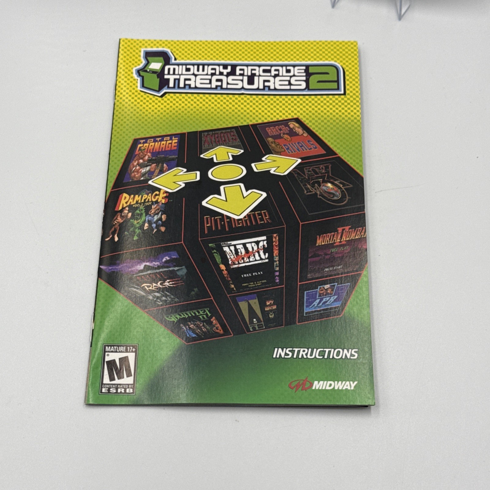 Midway Arcade Treasures 2 (Sony PlayStation 2, 2004) CIB COMPLETE