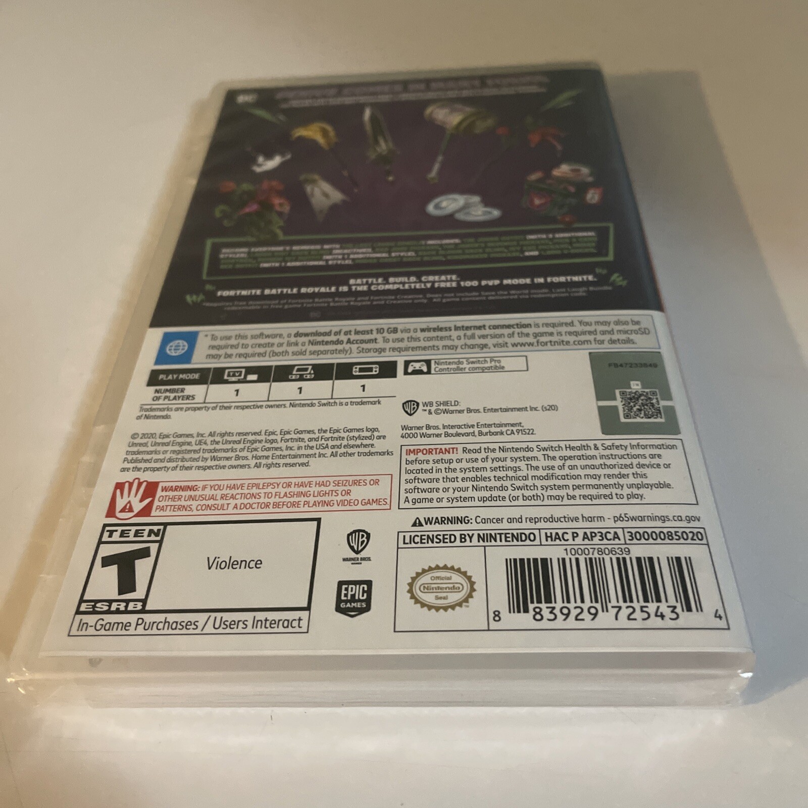 Fortnite The Last Laugh Bundle, (No Game Card), For Nintendo Switch