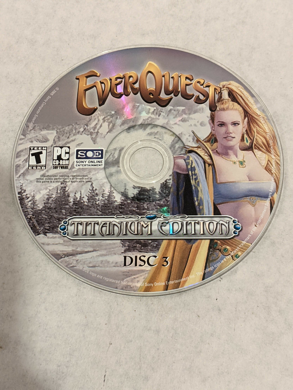 EVERQUEST Titanium Edition – PC game / PICK YOUR REPLACEMENT DISC OR CASE