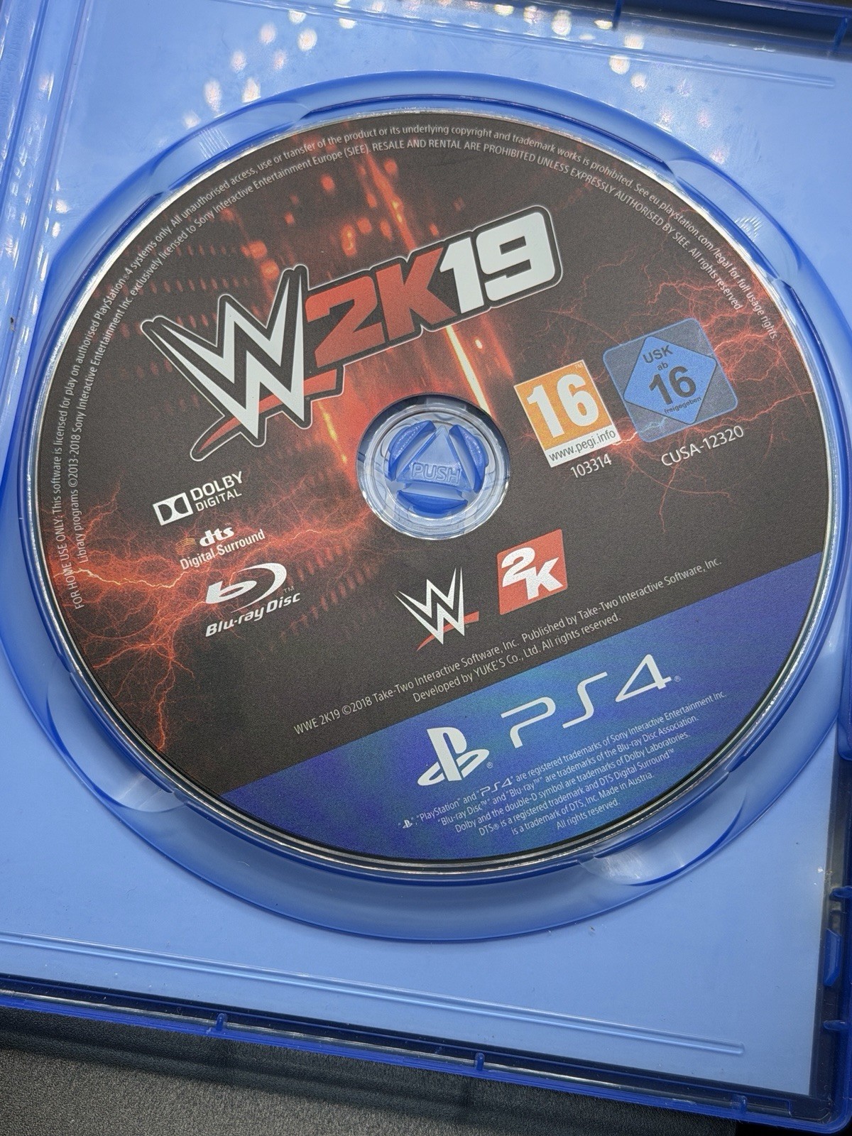 WWE 2K19 Sony PlayStation 4 PS4 CIB Complete with Insert PEGI 16 PAL Import