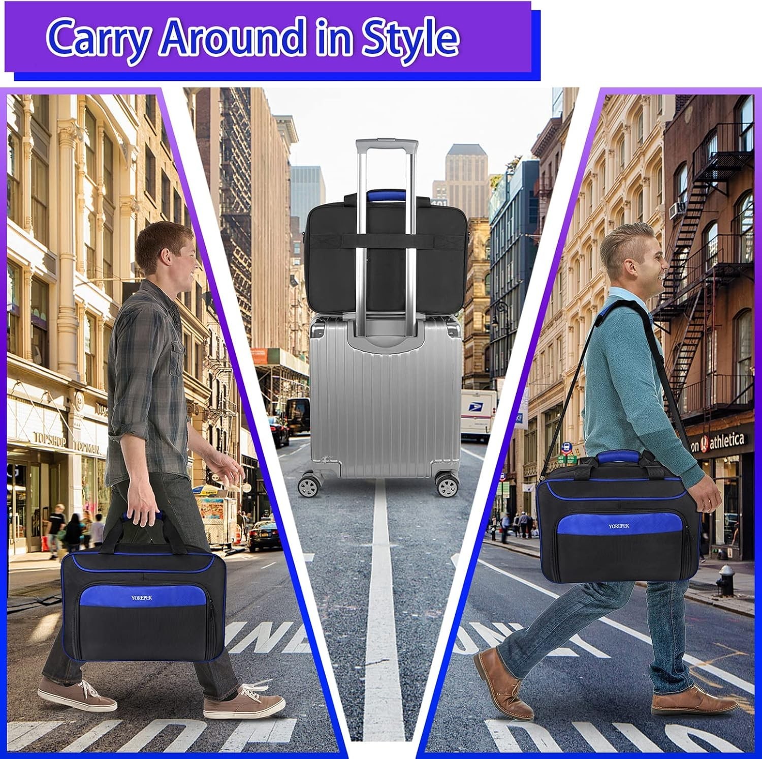 YOREPEK Travel Case for PS5 Console Carrying Bag for PlayStation 5 Accessories
