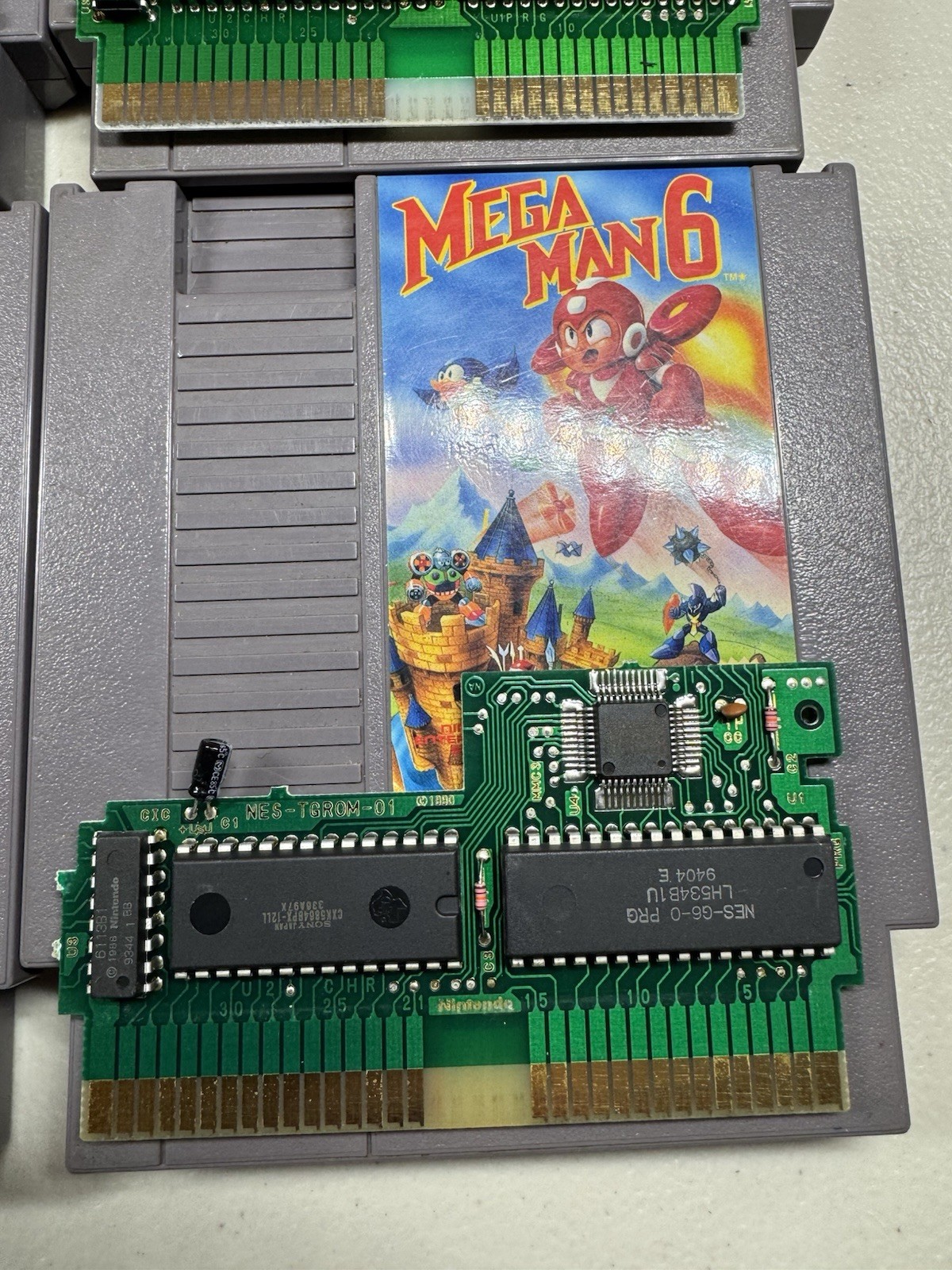 NES Nintendo Mega Man 1-6 Lot 1 2 3 4 5 6 Authentic Tested