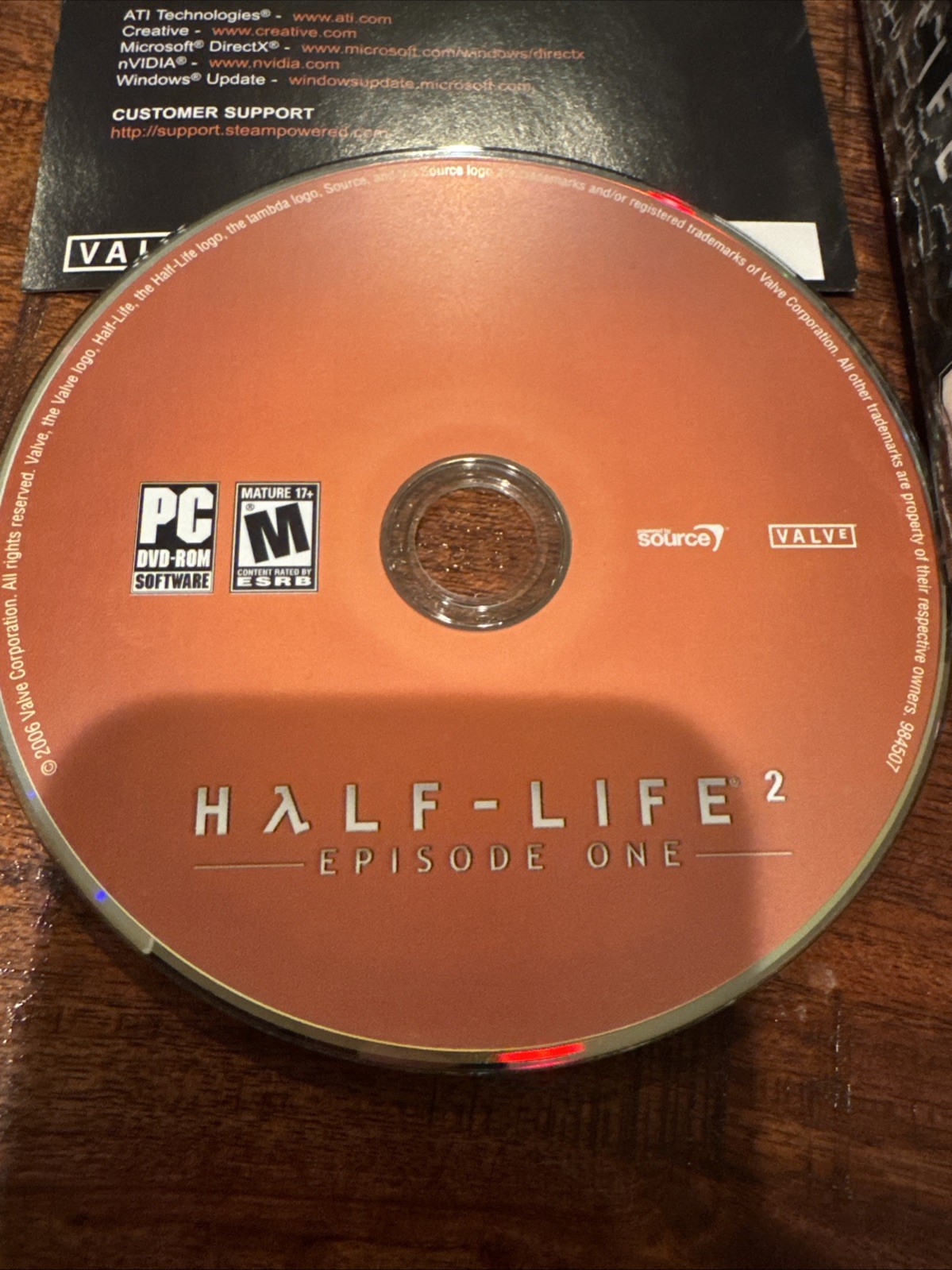 Half Life 2 Episode 1 PC DVD-ROM Game Complete With Key Code ML403 One Valve