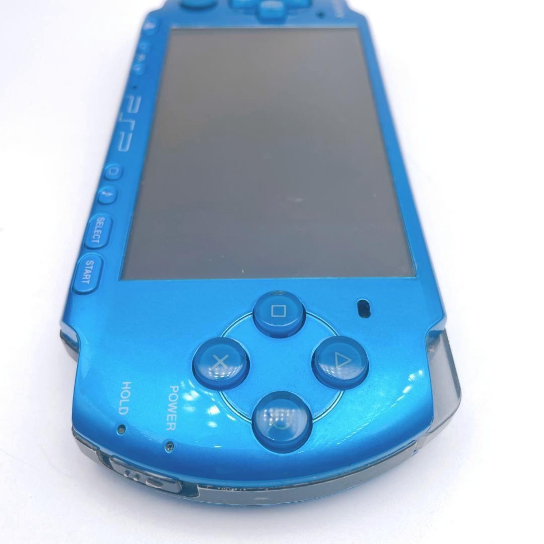 PSP-3000 Vibrant Blue Console Excellent Condition Tested Japan Import