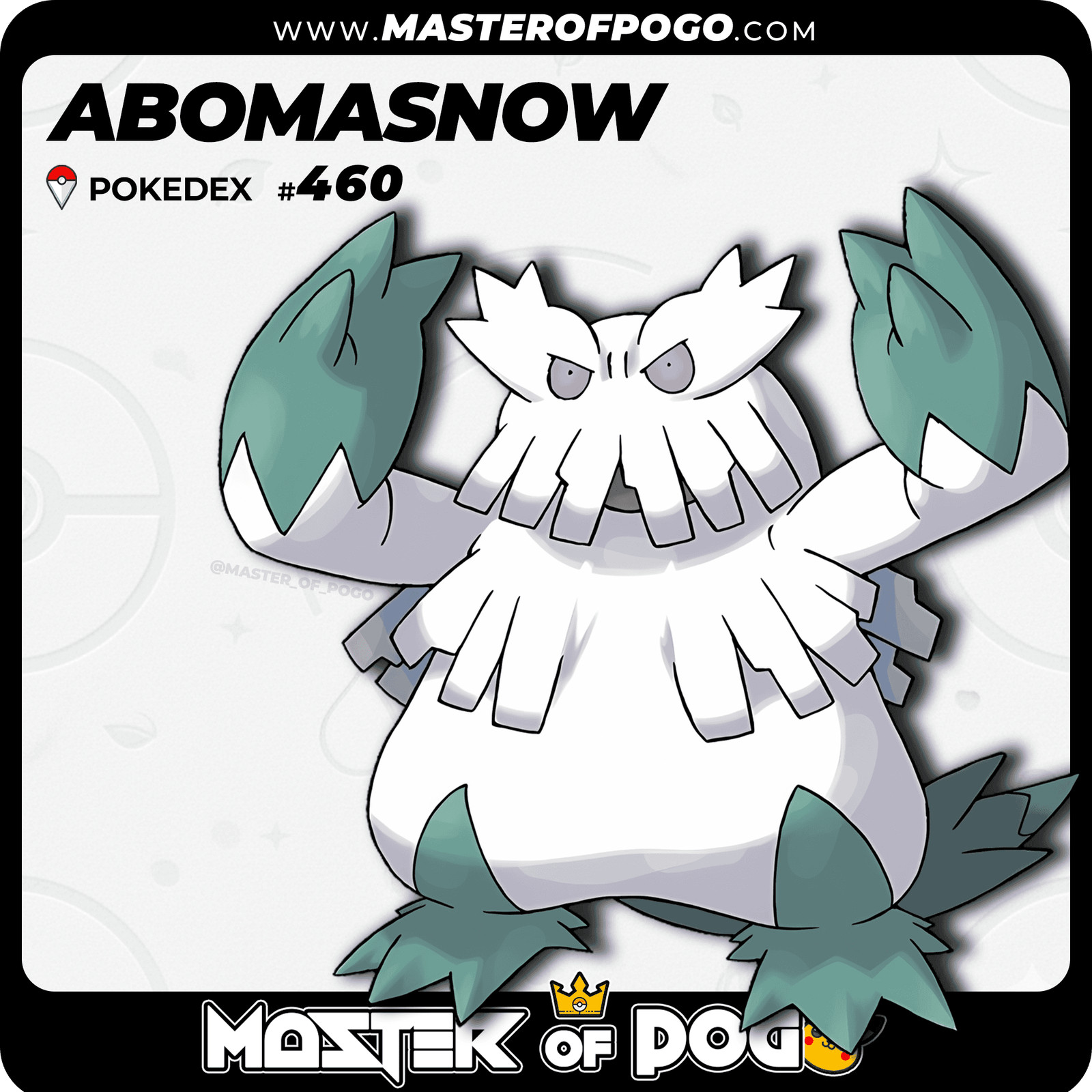 ✅ TRADE – Complete POKEDEX 🟥 | #460 – ABOMASNOW · Pokémon GO