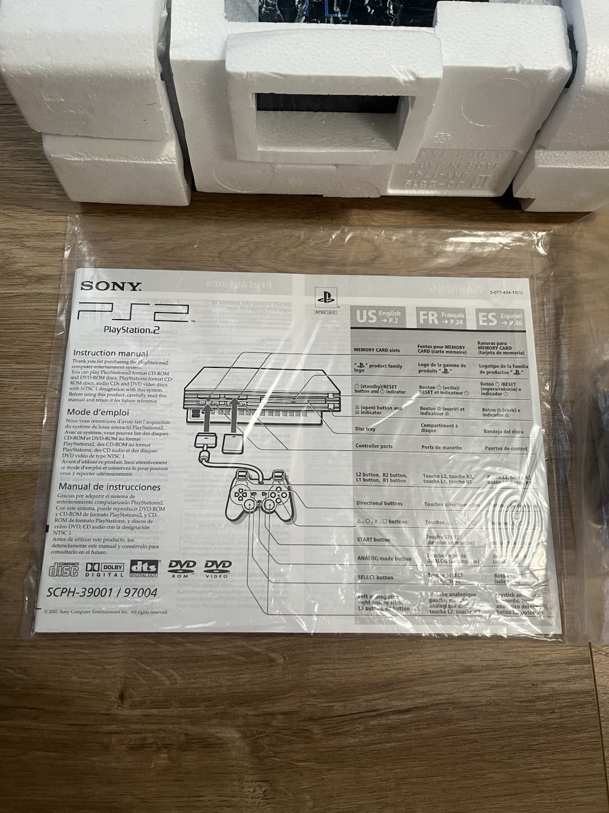 New In Box Unused! – Sony Playstation 2 PS2 Black Game Console With Games