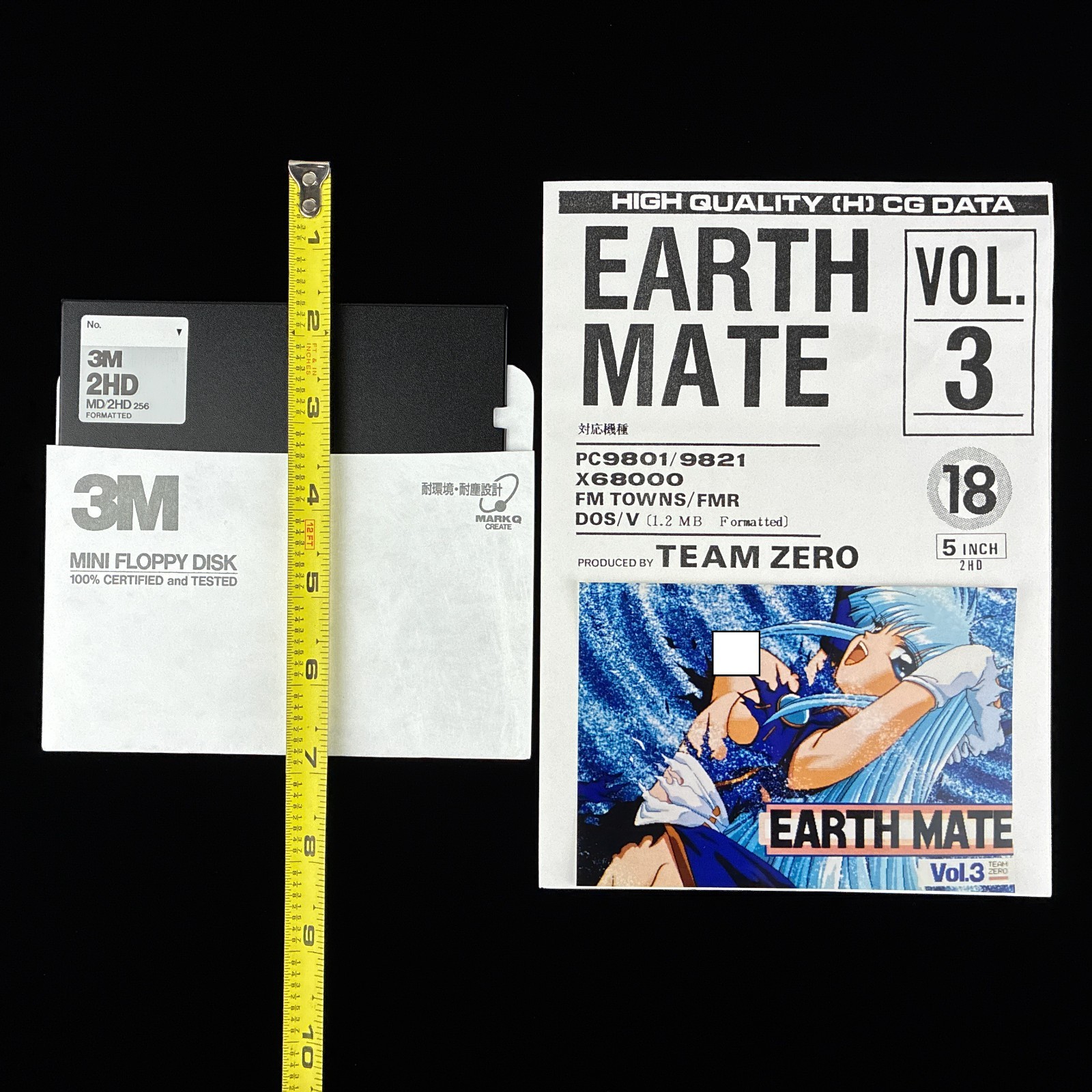 EARTH MATE VOL. 3 Magic Knight Rayearth 5″ PC-98 X68000 Doujin CG Collection
