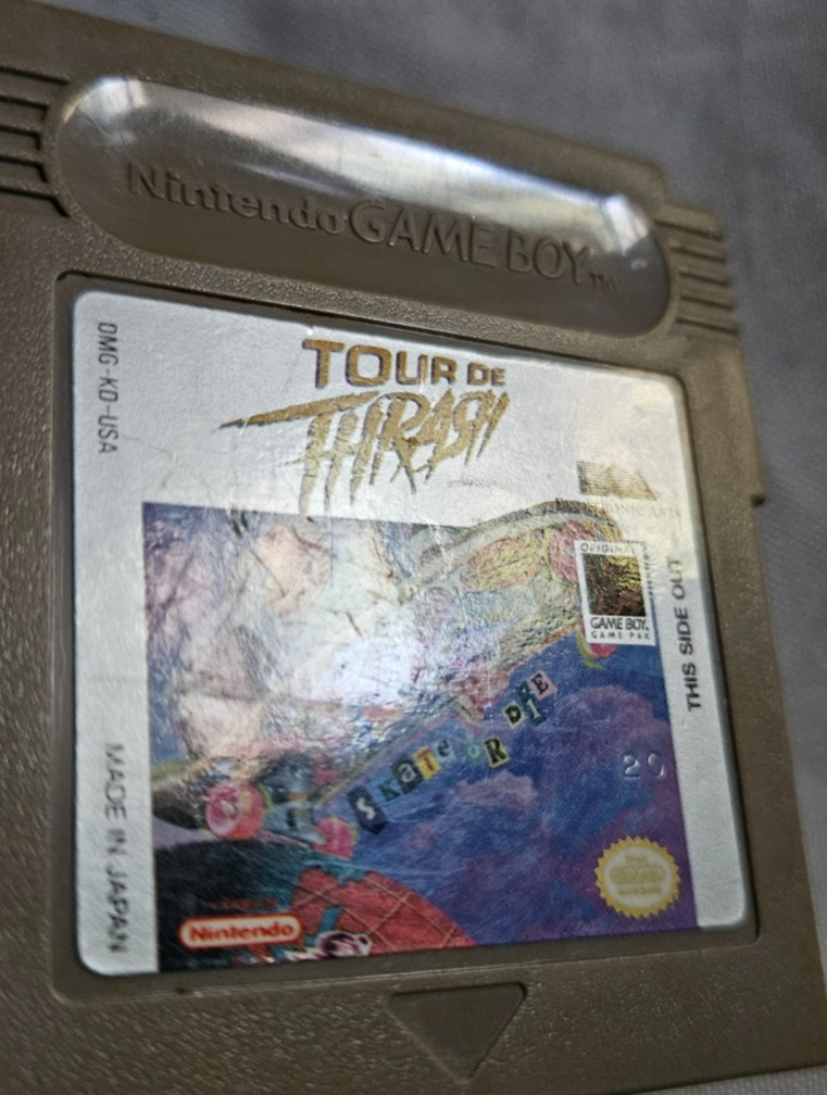 Skate or Die Tour De Thrash Cartridge Only Authentic Nintendo GameBoy USA 1991