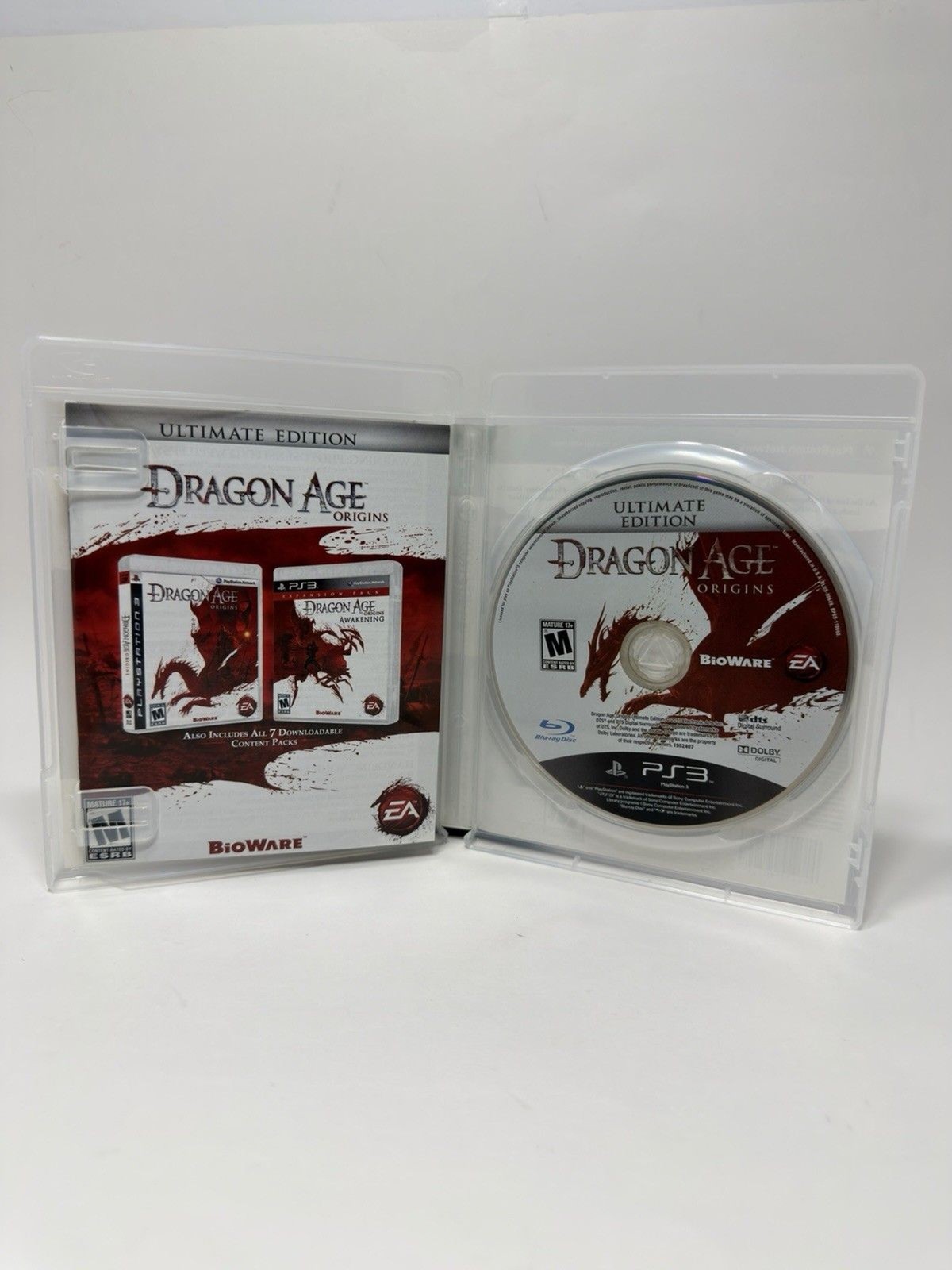Dragon Age Origins Ultimate Edition PlayStation 3 PS3 CIB W/ Manual Clean Disc