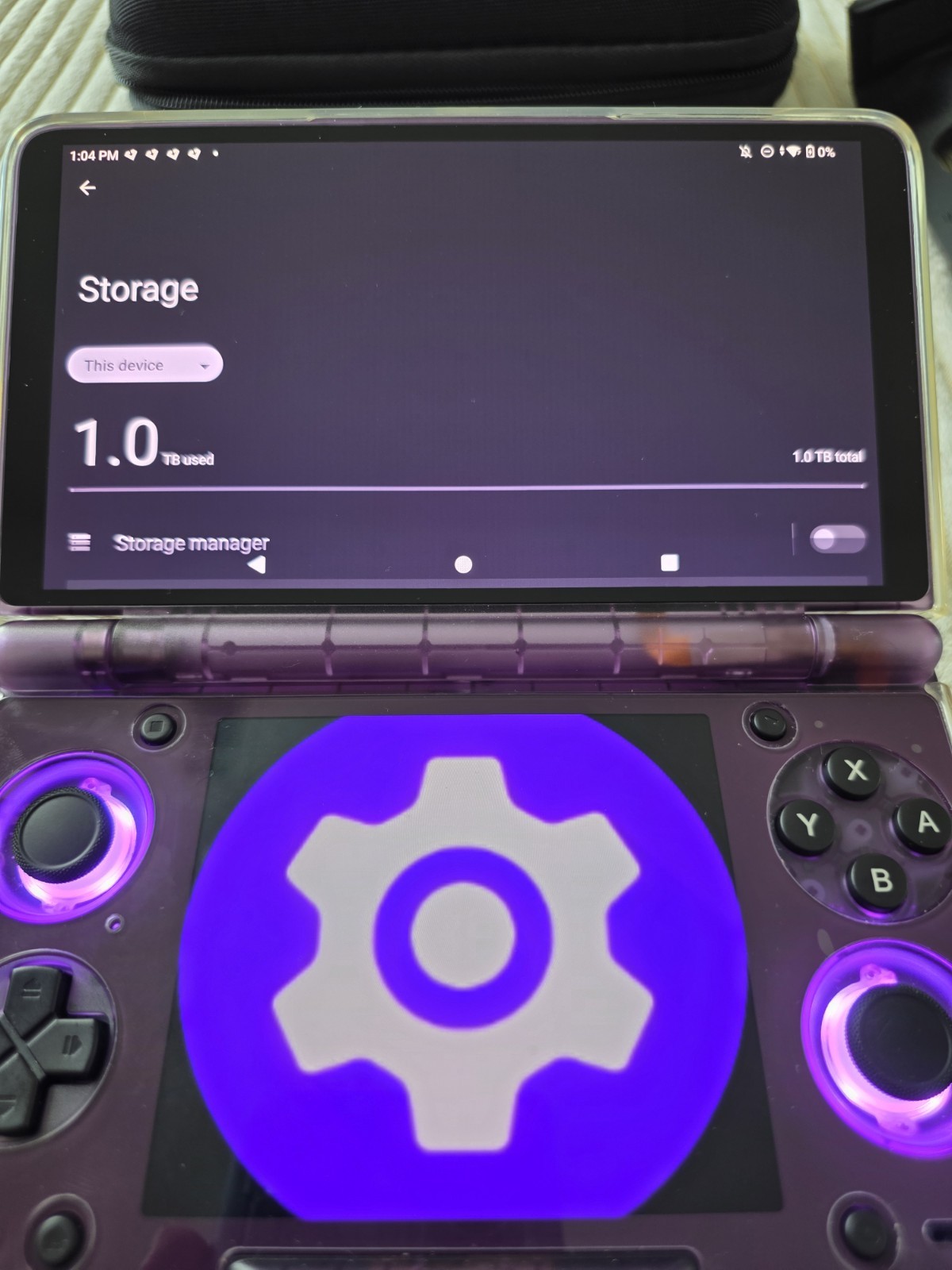 Ayn Thor Purple Max 1TB PLUS 1 TB SD CARD With Games Installed ES-DE Frontend
