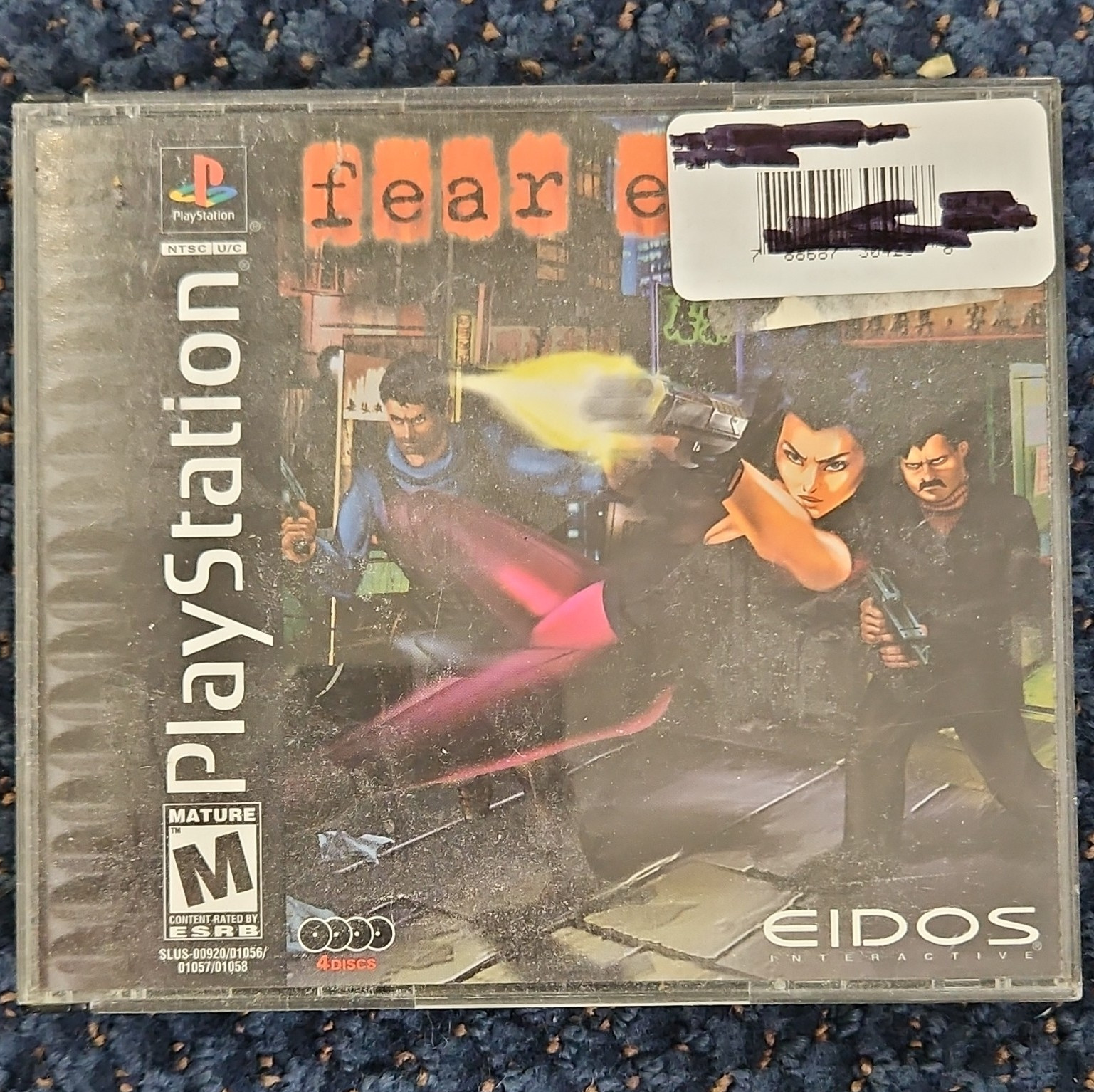 Eidos Interactive Fear Effect Sony PlayStation 1 PS1 NTSC-U/C (Manual Included)