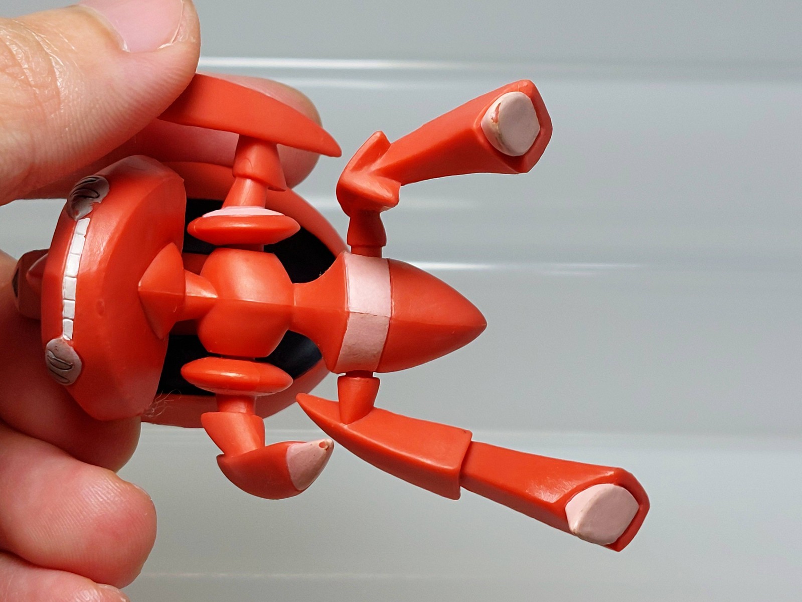 Shiny Red Genesect Pokemon Moncolle Monster Collection Figure Tomy E01 2.4in
