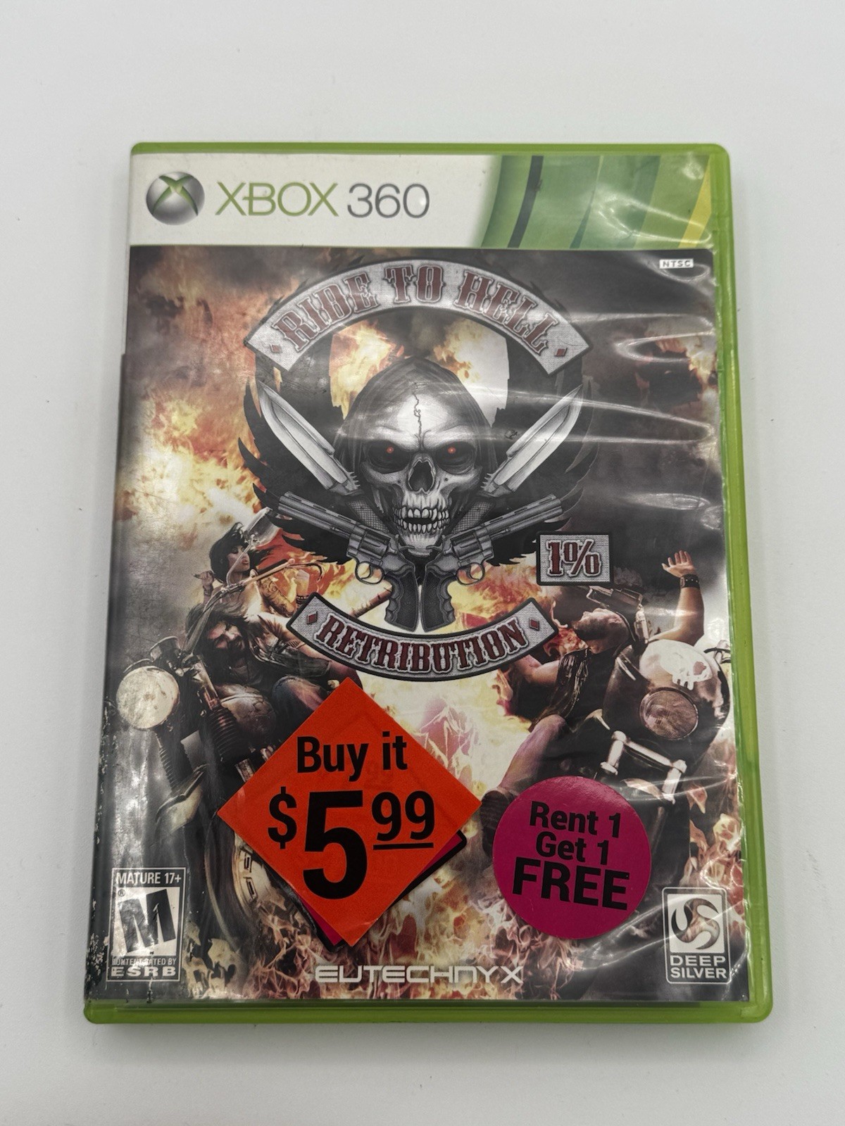 Ride to Hell: Retribution (Microsoft Xbox 360, 2013) Tested & Working complete