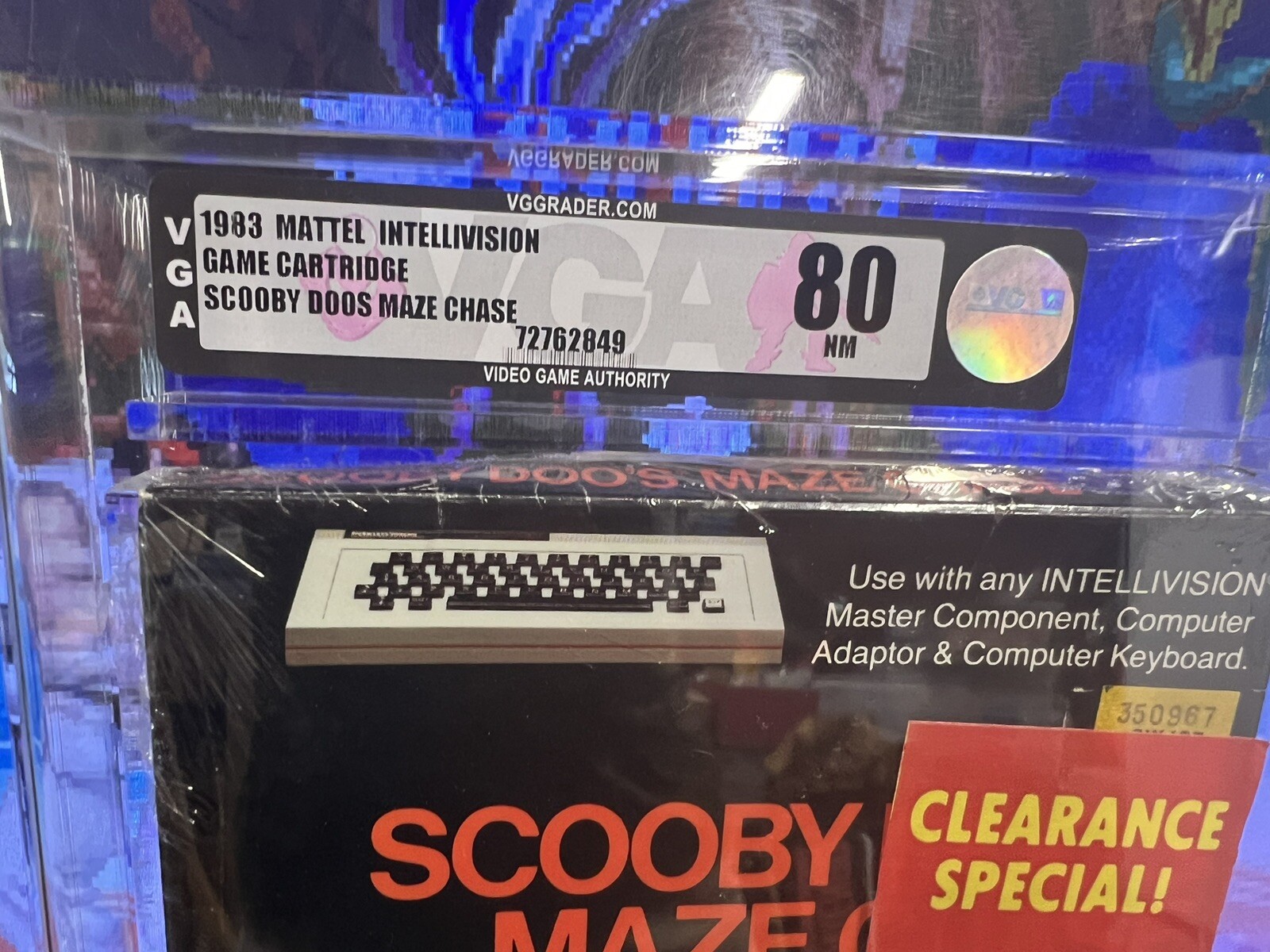 1983 Intellivision Scooby Doo’s Maze Chase Graded VGA 80 NM Sealed